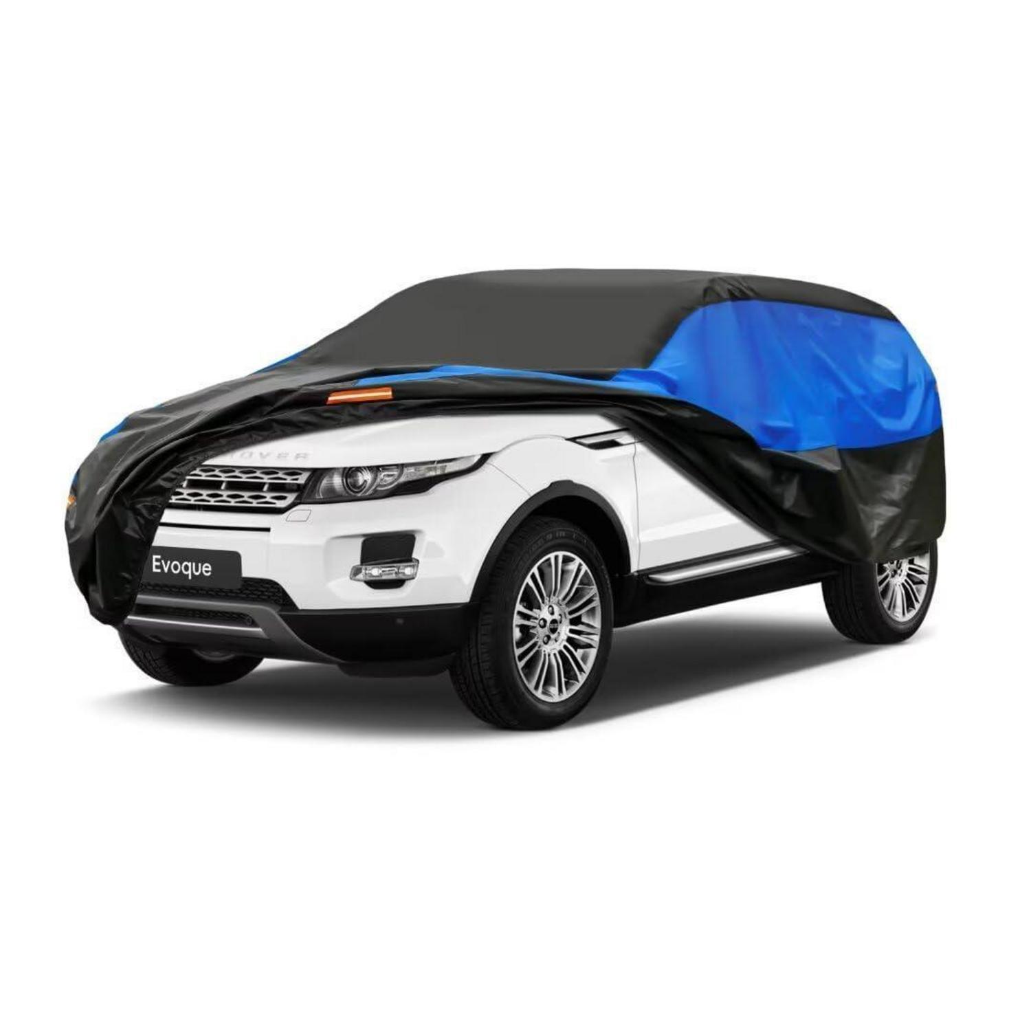 Autoabdeckung Wasserdicht Atmungsaktiv Für Range Rover Evoque (2012-2014) Schwarz Blau