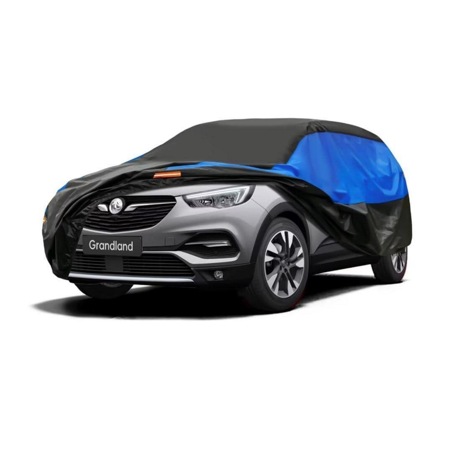Autoabdeckung Wasserdicht Atmungsaktiv Für Vauxhall Grandland (2017-2024) Schwarz Blau