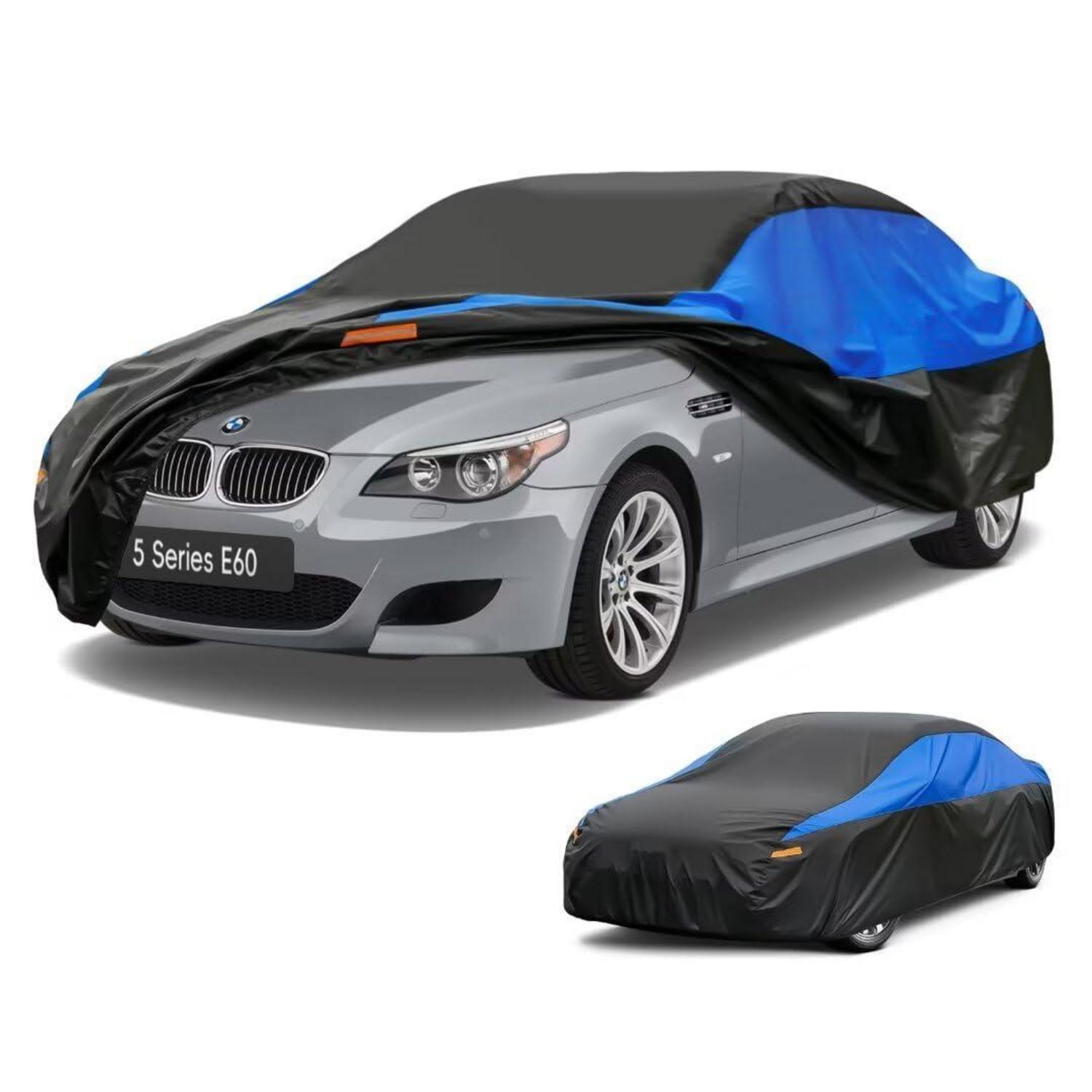 Autoabdeckung Wasserdicht Atmungsaktiv Für Bmw 5er E60 (2003-2010) Schwarz/blau