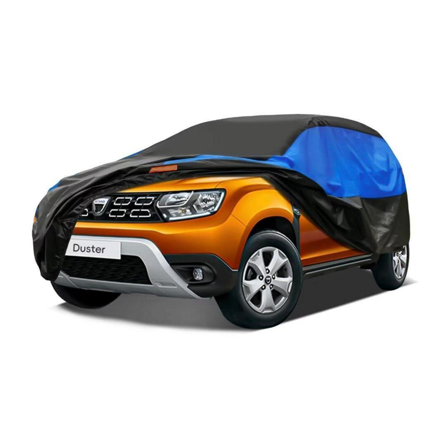 Autoabdeckung Wasserdicht Atmungsaktiv Für Renault Duster (2010-2024) Schwarz Blau