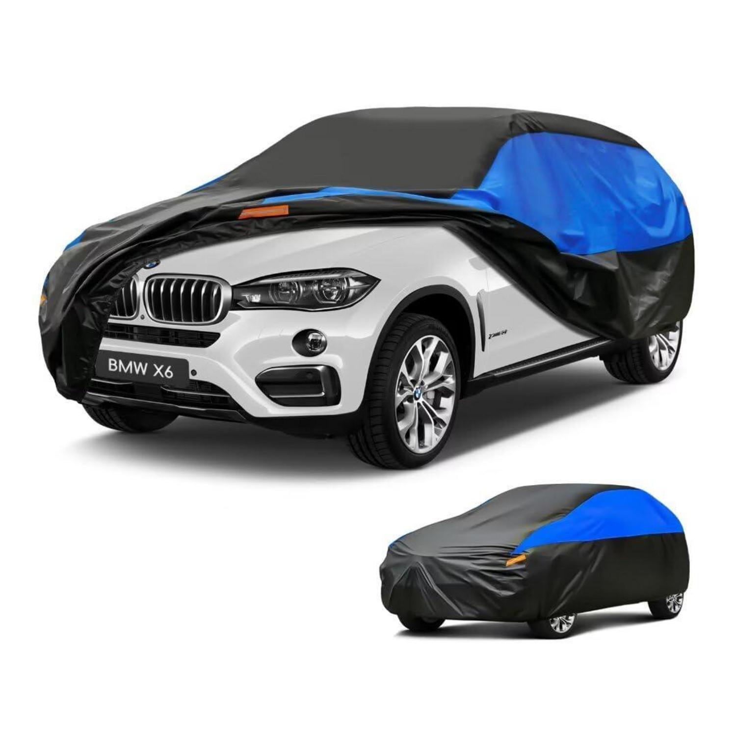 Autoabdeckung Wasserdicht Atmungsaktiv Für Bmw X6 (2012-2024) Schwarz/blau