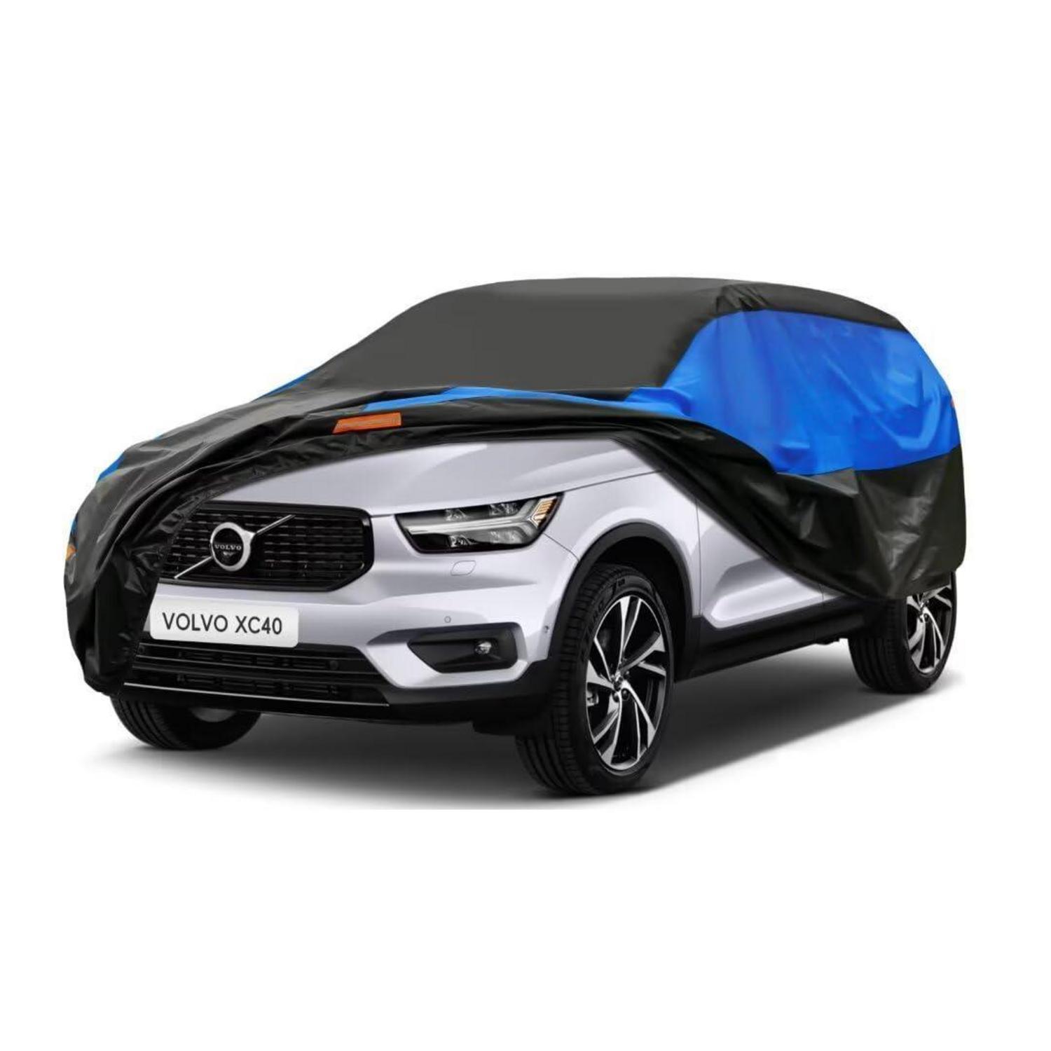 Vollgarage Für Volvo Xc40 (2018-2024) Wasserdicht Atmungsaktiv Schwarz Blau