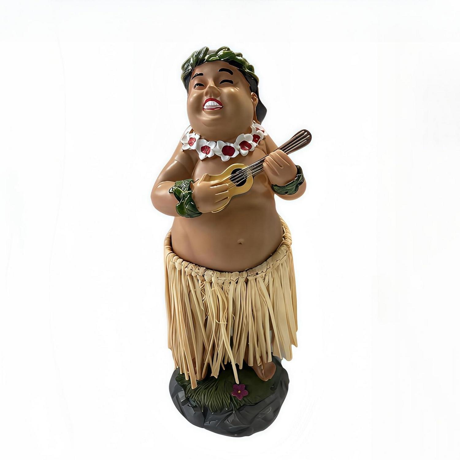 Hula Tänzerin Figur Für Auto & Schreibtisch, 16cm Harz, Retro Hawaii Deko