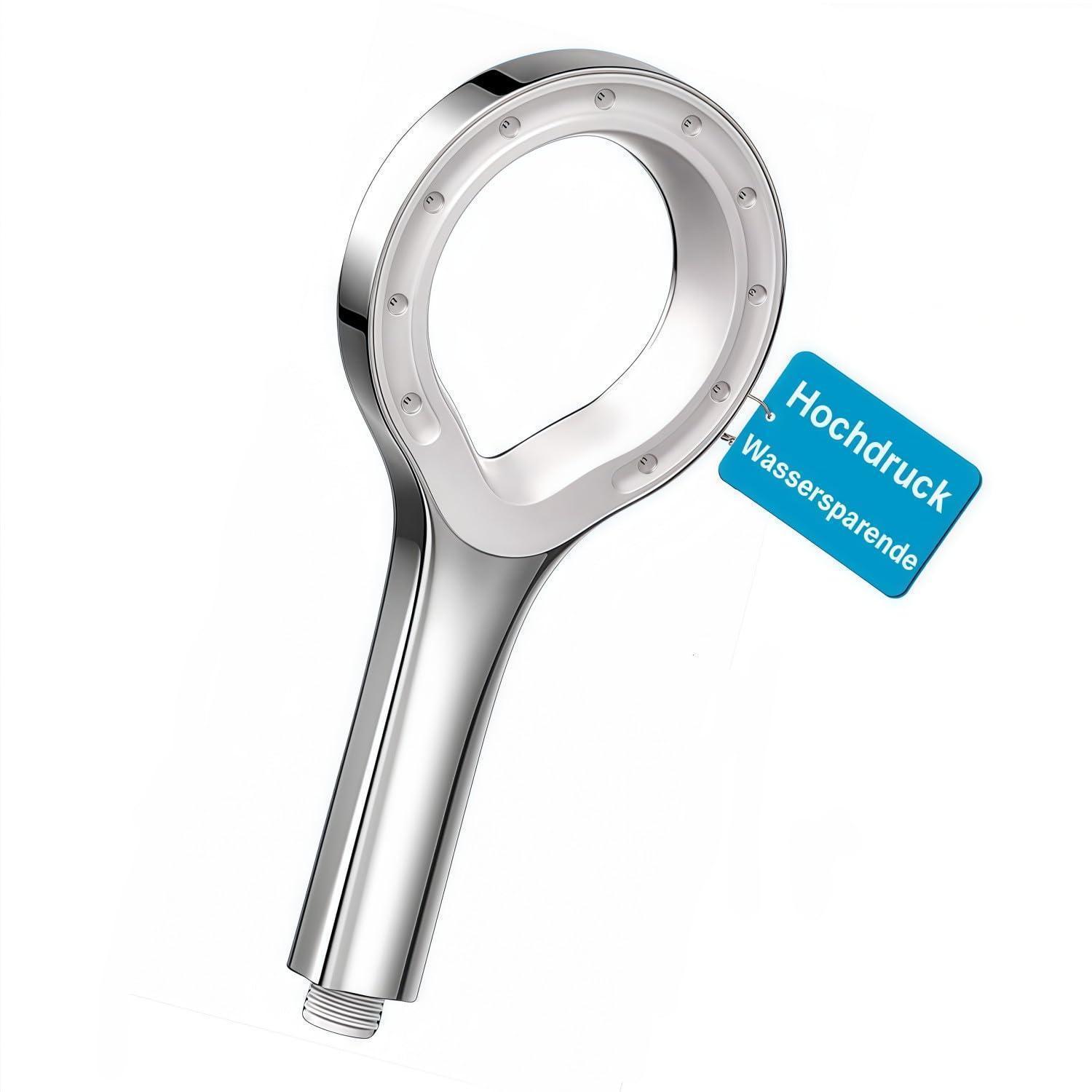 Handbrause Hochdruck Wassersparend Mit Mist Spray Chrom Abs