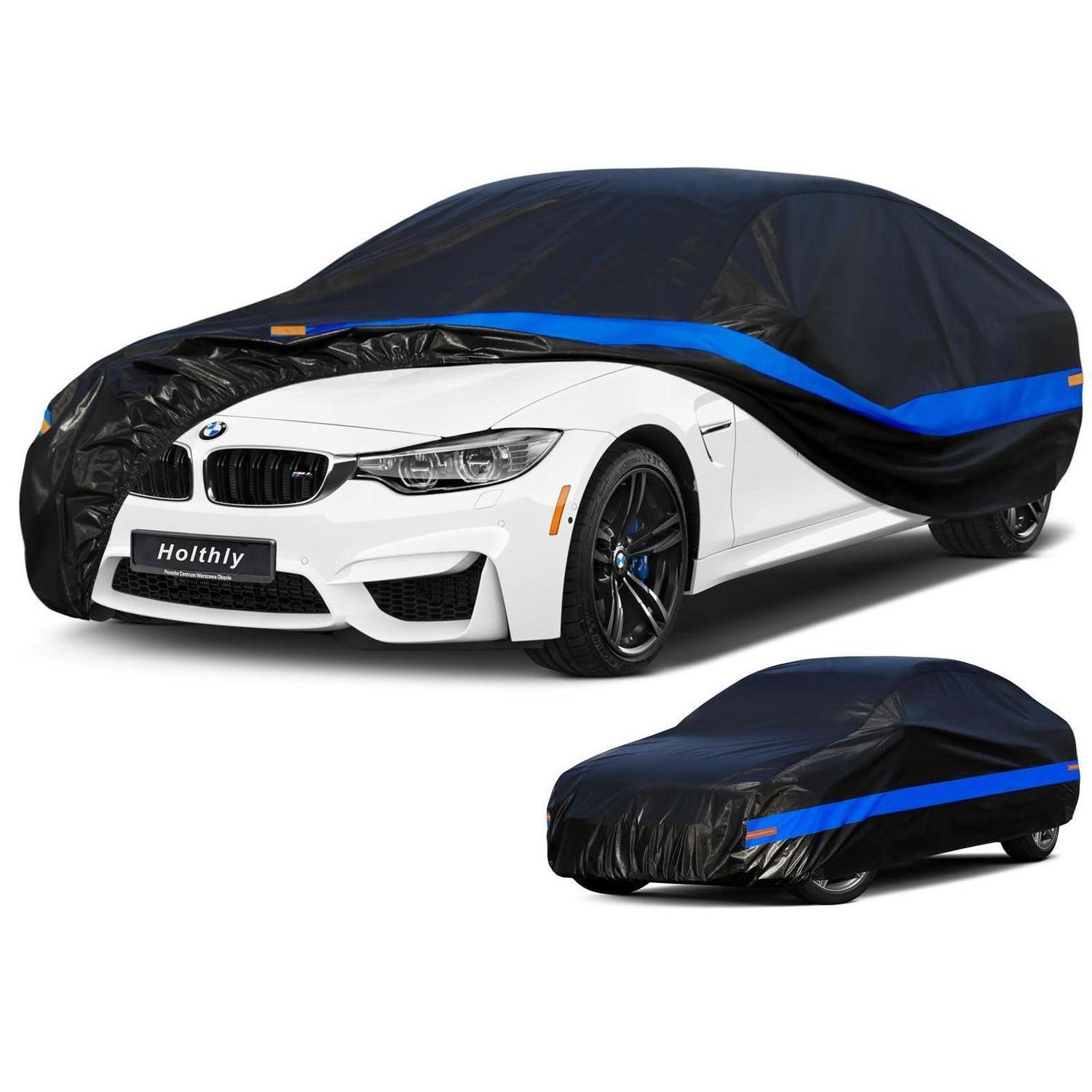 Autoabdeckung 3xl-0 A4 Wasserdicht Atmungsaktiv Für Coupé/limousine 470-490cm Schwarzblau