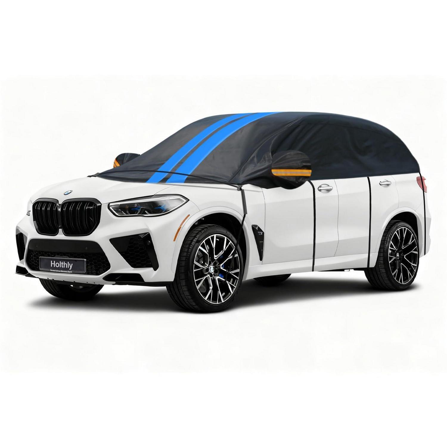 Halbgarage Auto Suv/4x4 Bis 460cm, Wasserdicht, Atmungsaktiv, Schnee- & Regenschutz