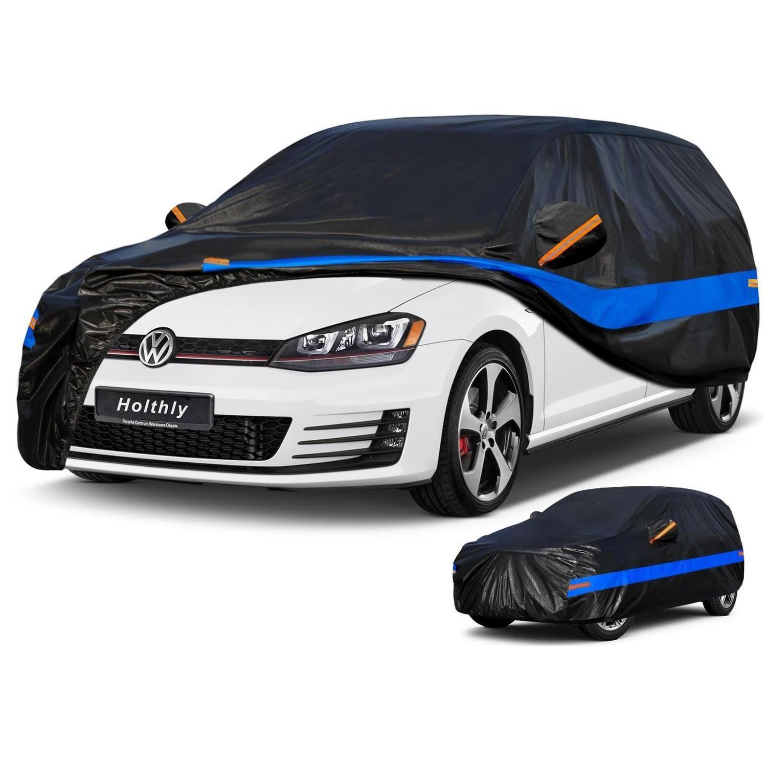 Autoabdeckung Schrägheck Wasserdicht Atmungsaktiv Für Vw Golf, Renault, Skoda 415-450cm