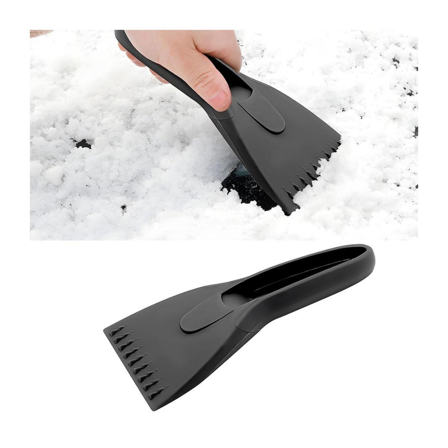 Eiskratzer Für Autoscheiben, Kratzfrei, Ergonomischer Griff, Schwarz