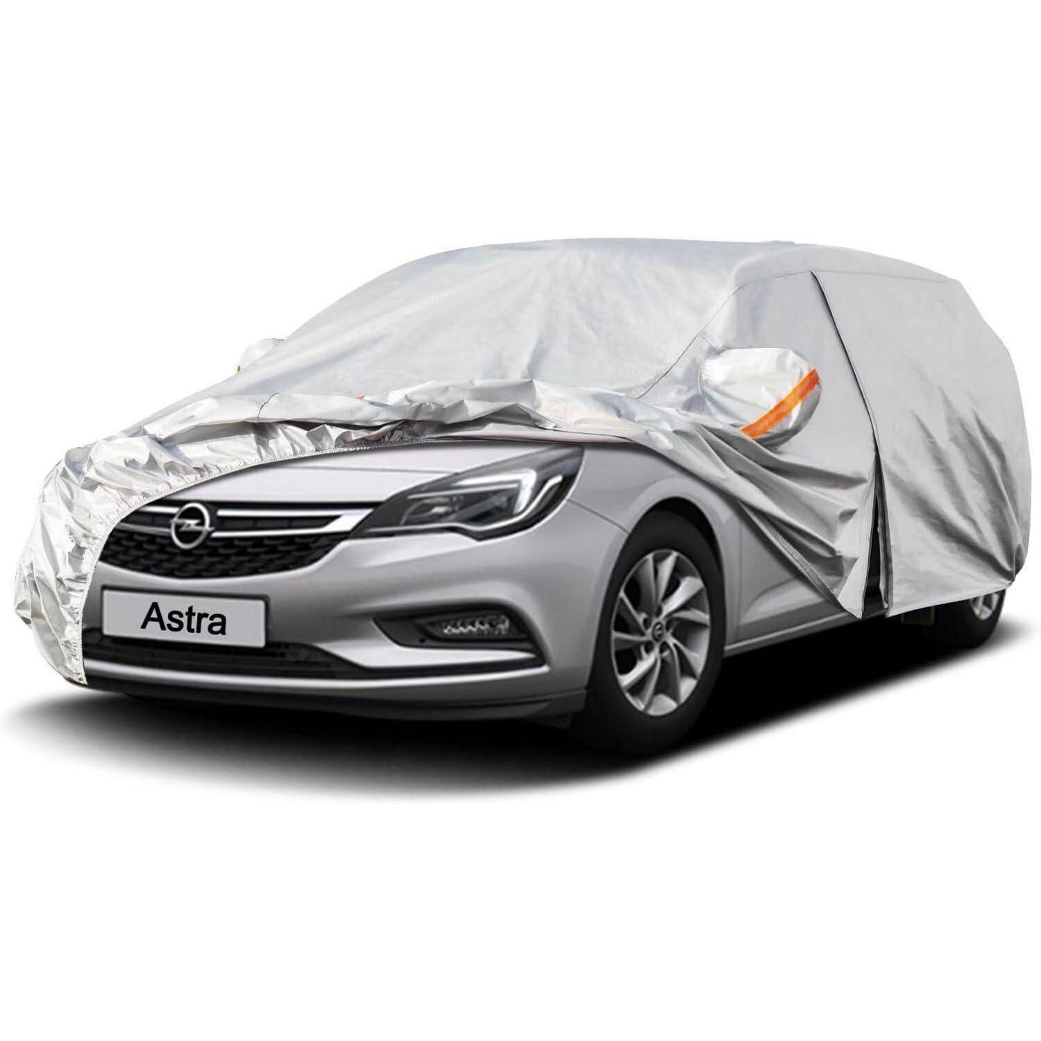 Vollgarage Autoplane Wasserdicht Für Opel Astra (2004-2025) Mit Reflektoren