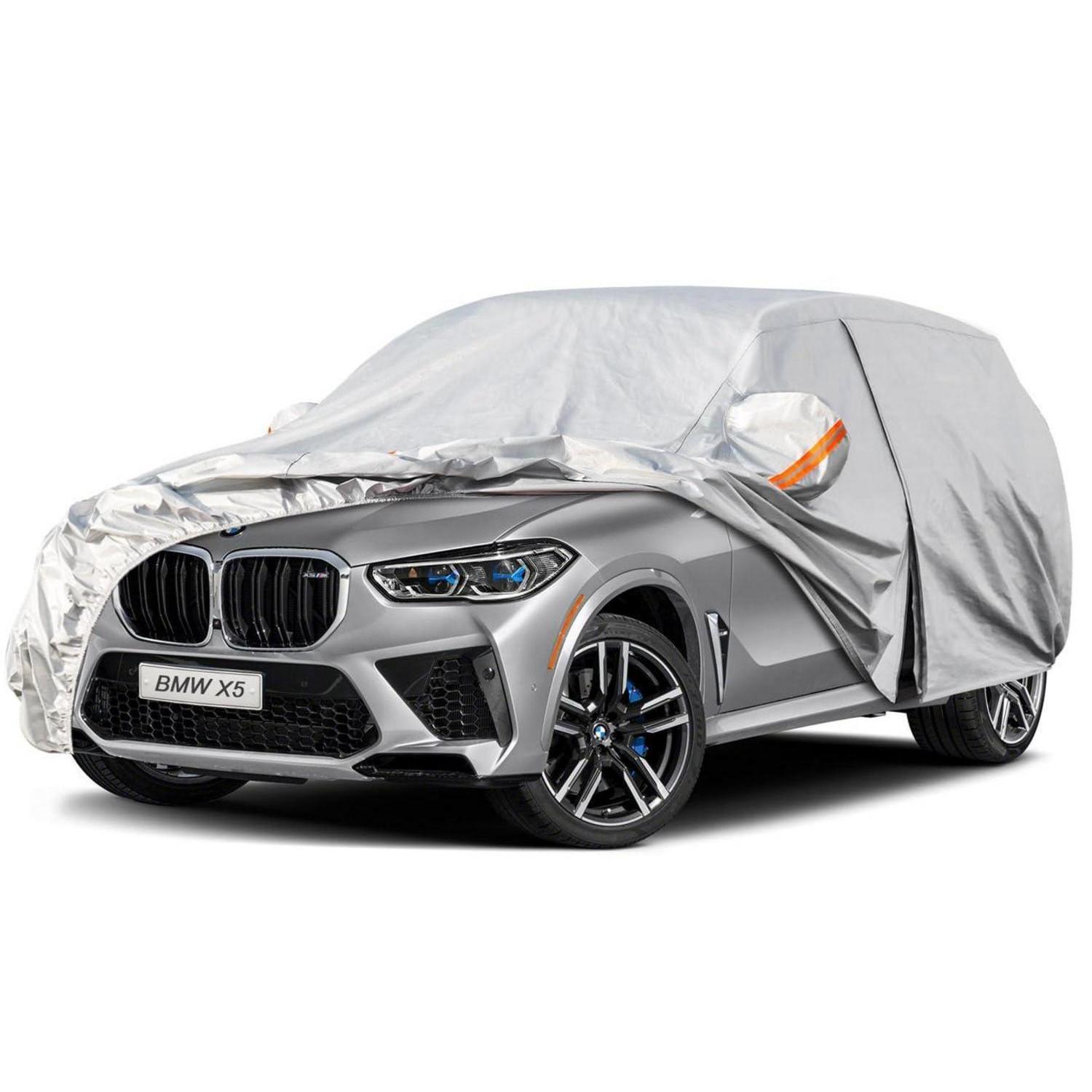 Vollgarage Autoplane Wasserdicht Für Bmw X5 (2010-2025) Mit Reflektoren