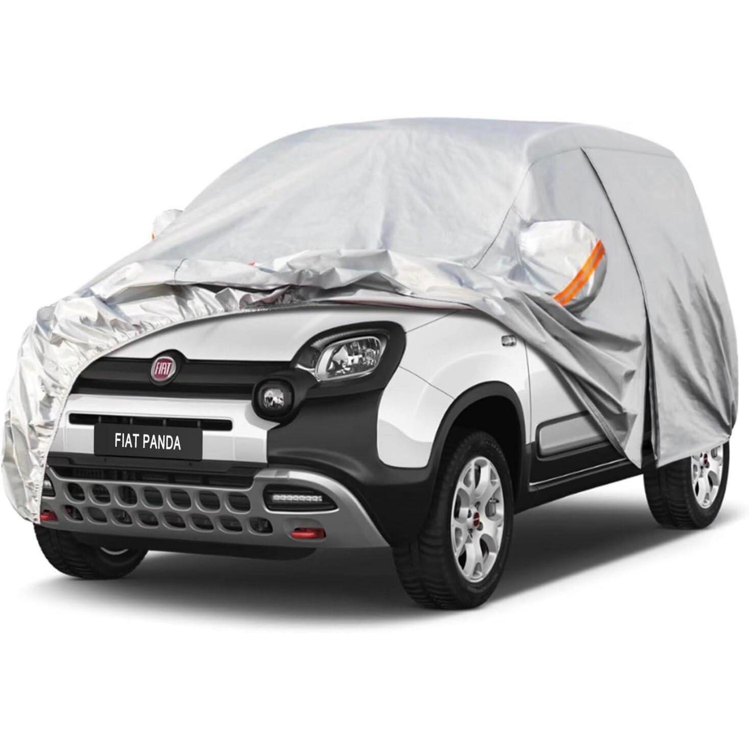 Autoplane Wasserdicht Atmungsaktiv Für Fiat Panda (2011-2025) Mit Reflektoren