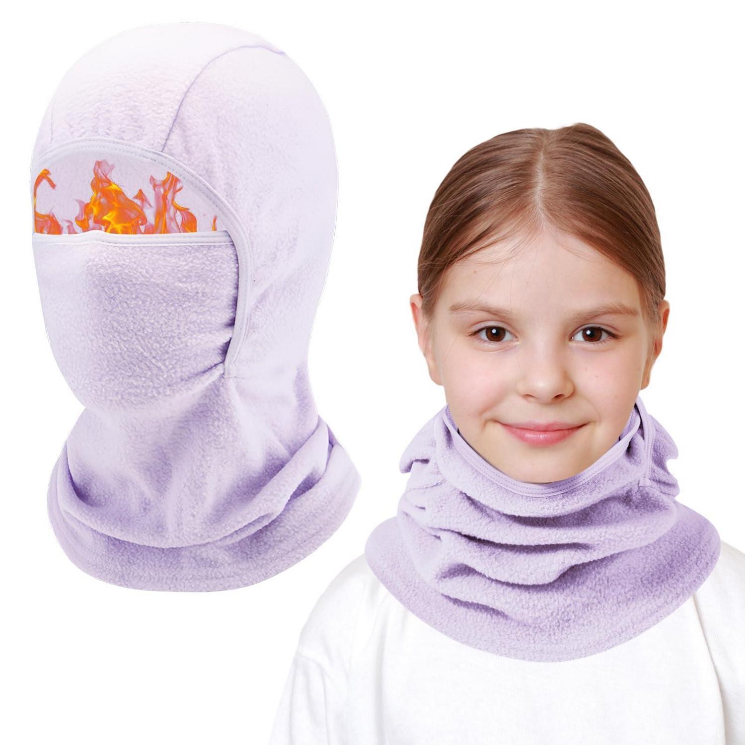 Kinder Sturmhaube Winter Fleece Winddicht Warm Für Jungen Mädchen 4-13 Jahre
