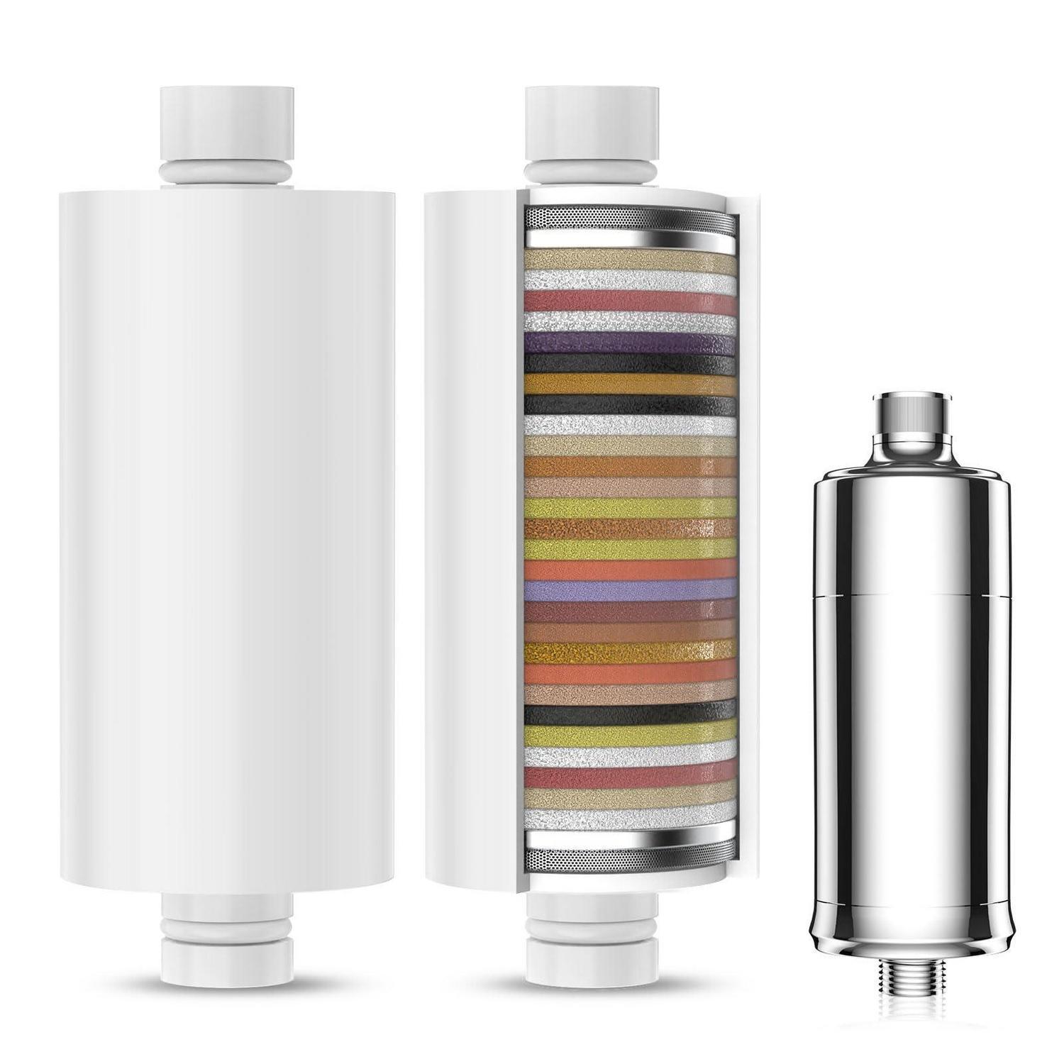 2er Pack Duschfilter Ersatzfilter 32-stufen Für Hartes Wasser