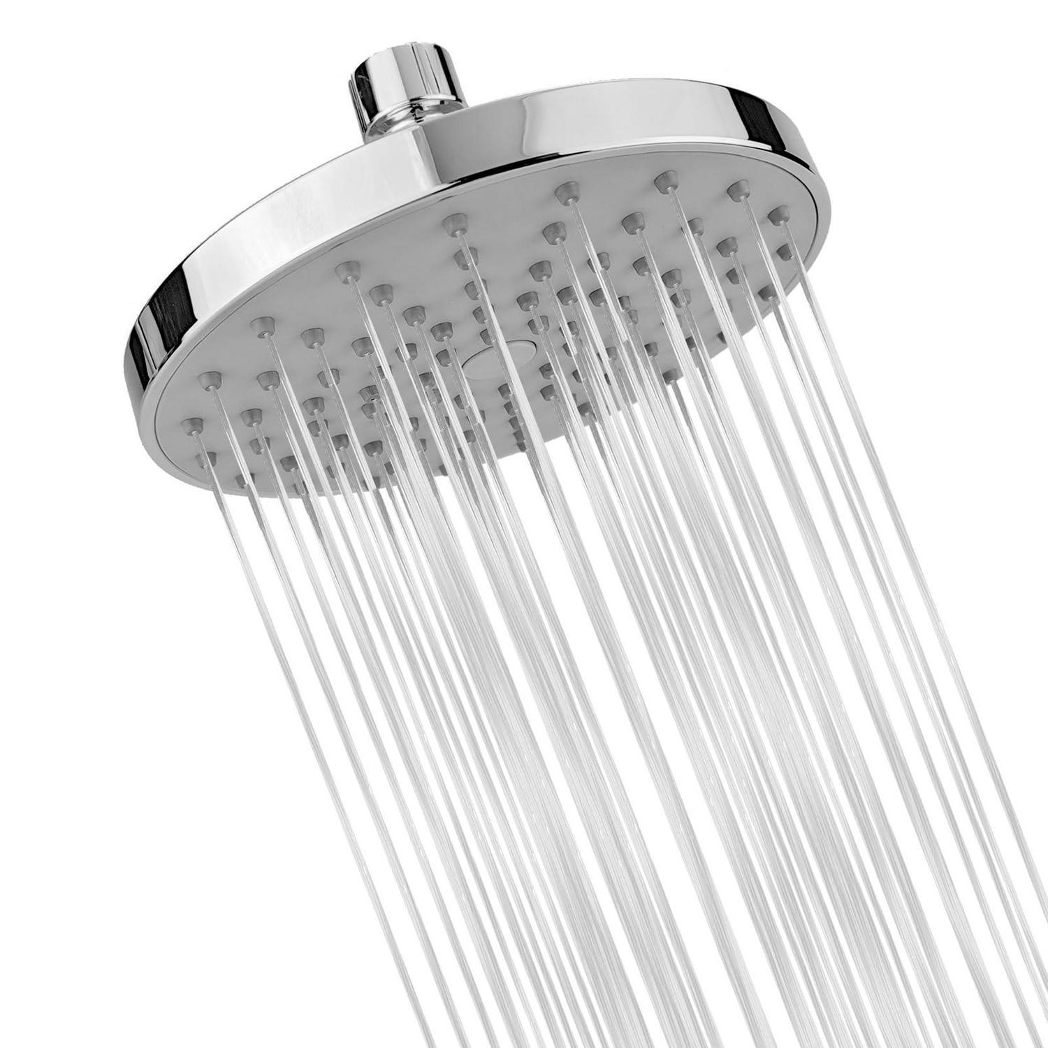 Regendusche 15cm Rund, Hochdruck, Abs, Wand- & Deckenmontage