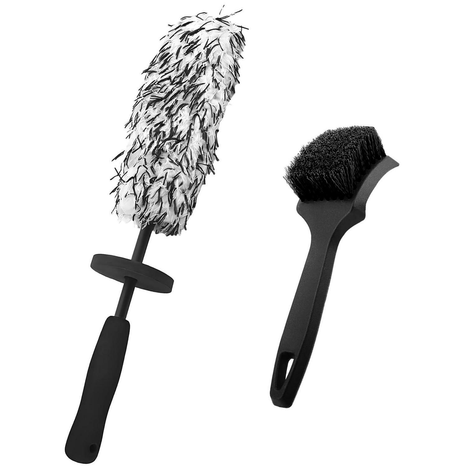 Mikrofaser Felgenbürste 42cm Mit Reifenbürste, Kratzfrei, Für Alle Felgentypen
