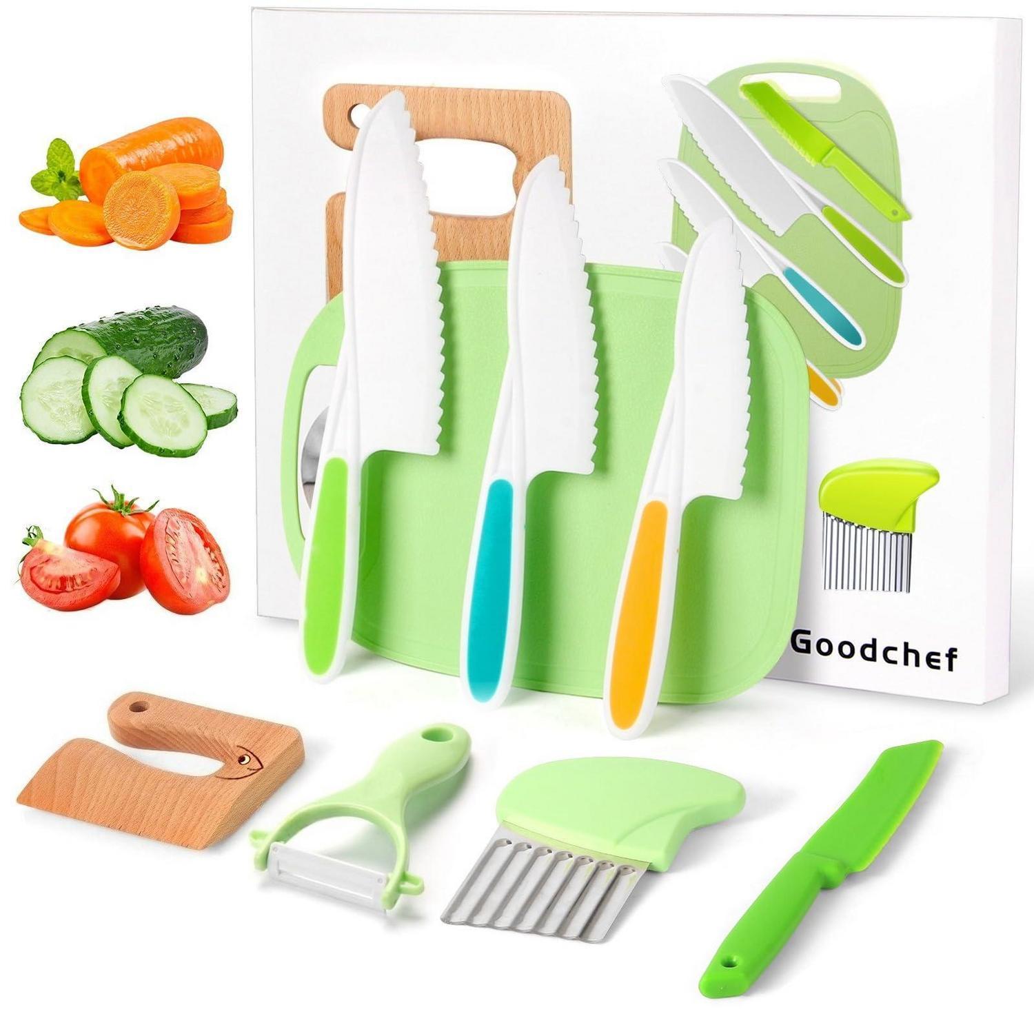 Montessori Kindermesser Set 8-teilig, Bpa-frei, Lernmesser Ab 2 Jahren
