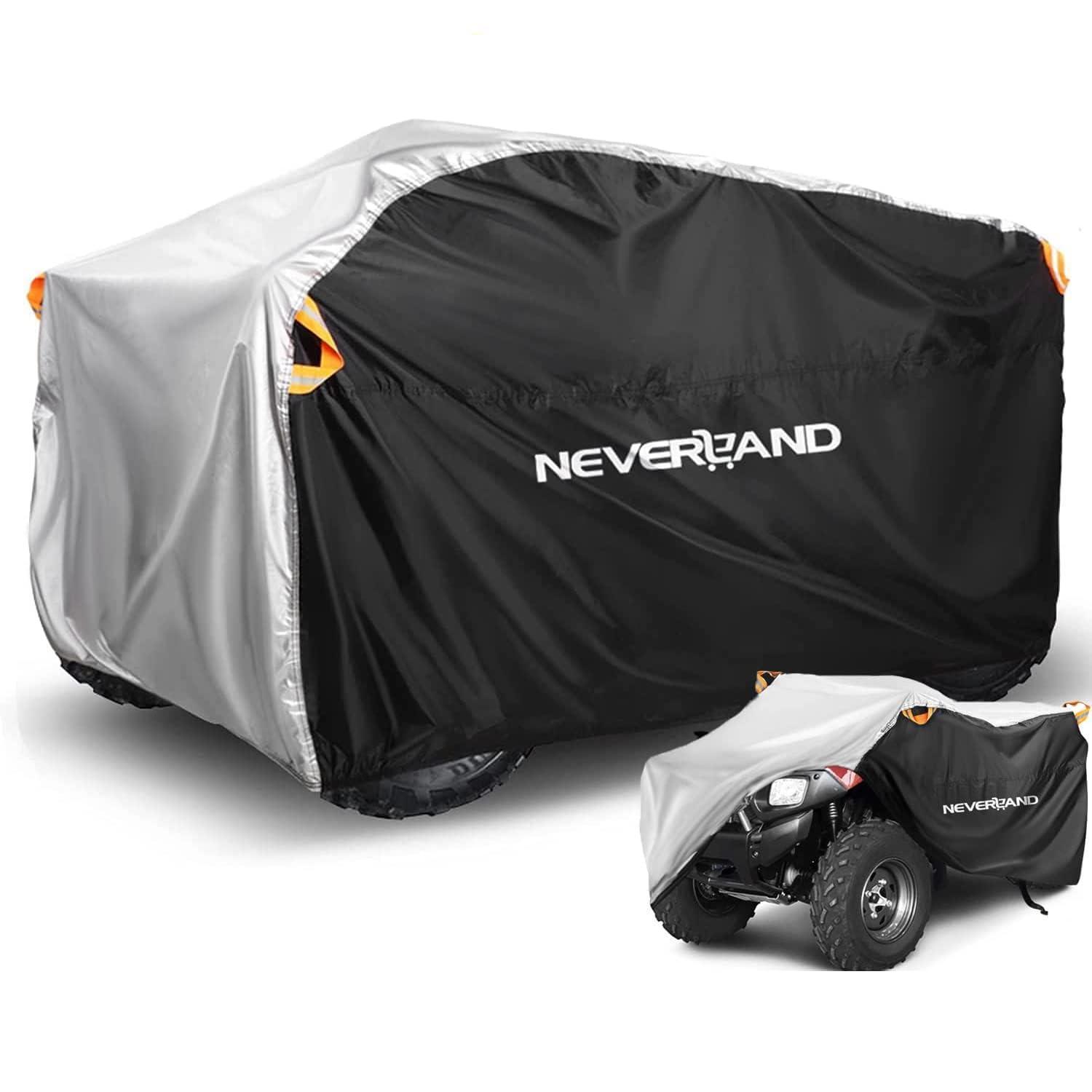 Atv Abdeckung Wasserdicht Xl 203 Cm Allwetterschutz Mit Aufbewahrungstasche