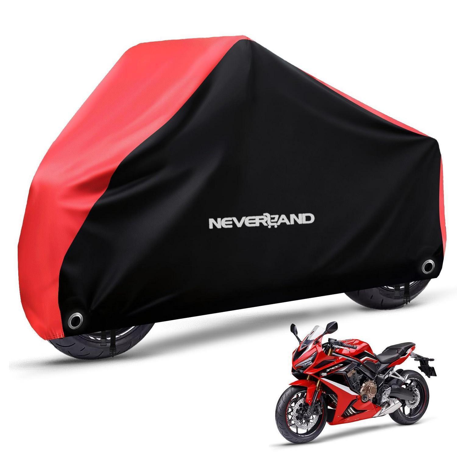 Motorradabdeckung Wasserdicht Xxl, Heavy Duty Oxford, Mit Schlosslöchern & Bandage