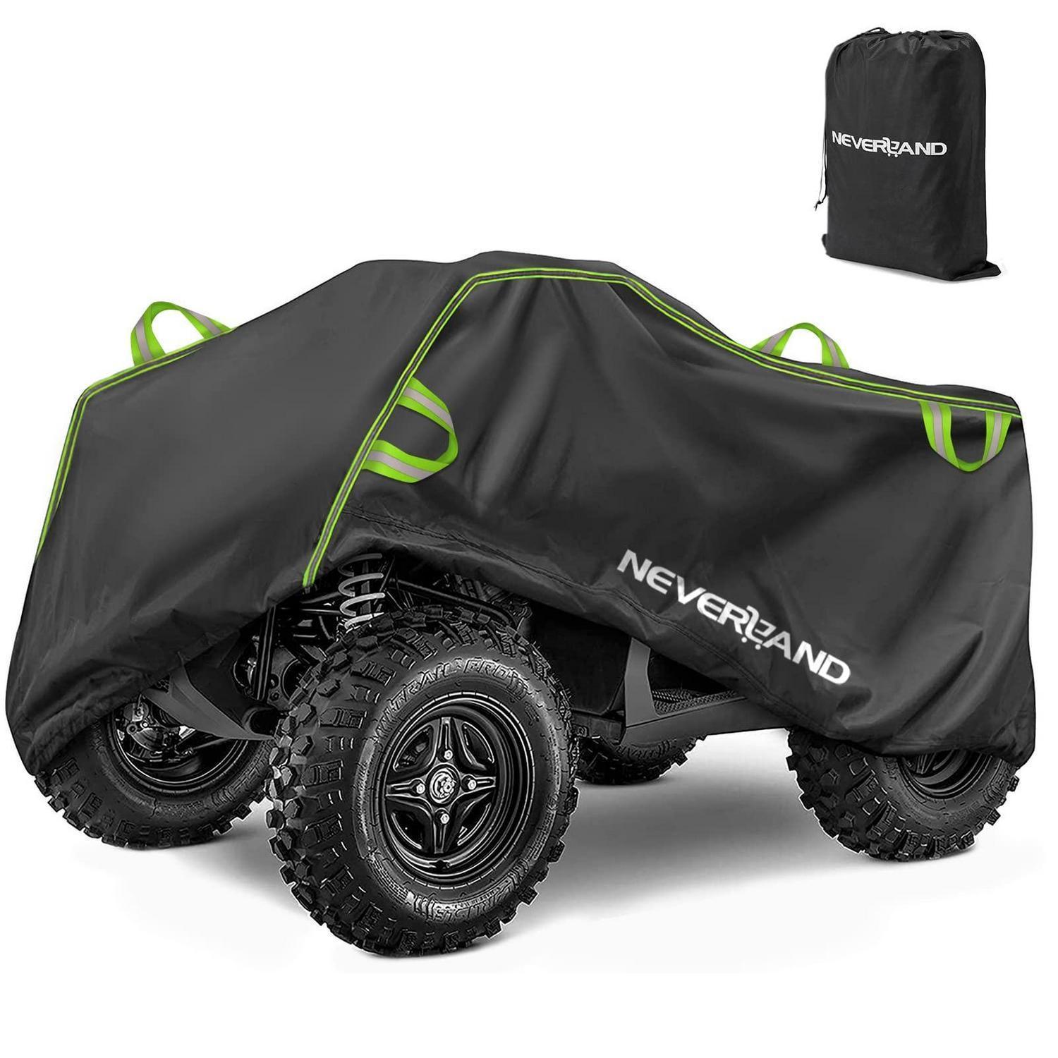 Quad Abdeckplane Xxxl Wasserdicht Winddicht Für Innen & Außen, 256x110x120cm Grün/schwarz