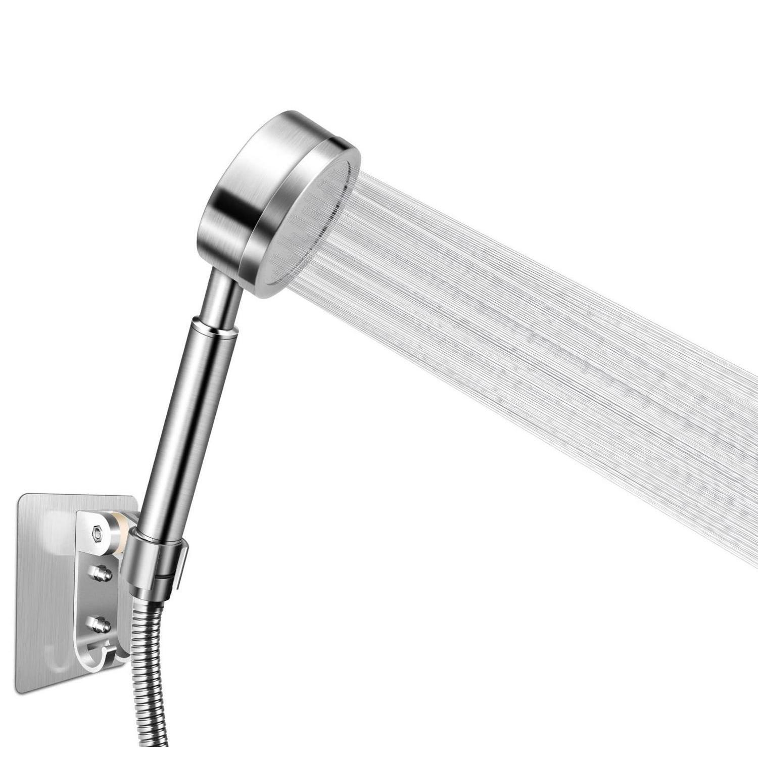 Handbrause Edelstahl Hochdruck Mit 150cm Schlauch Und Halterung