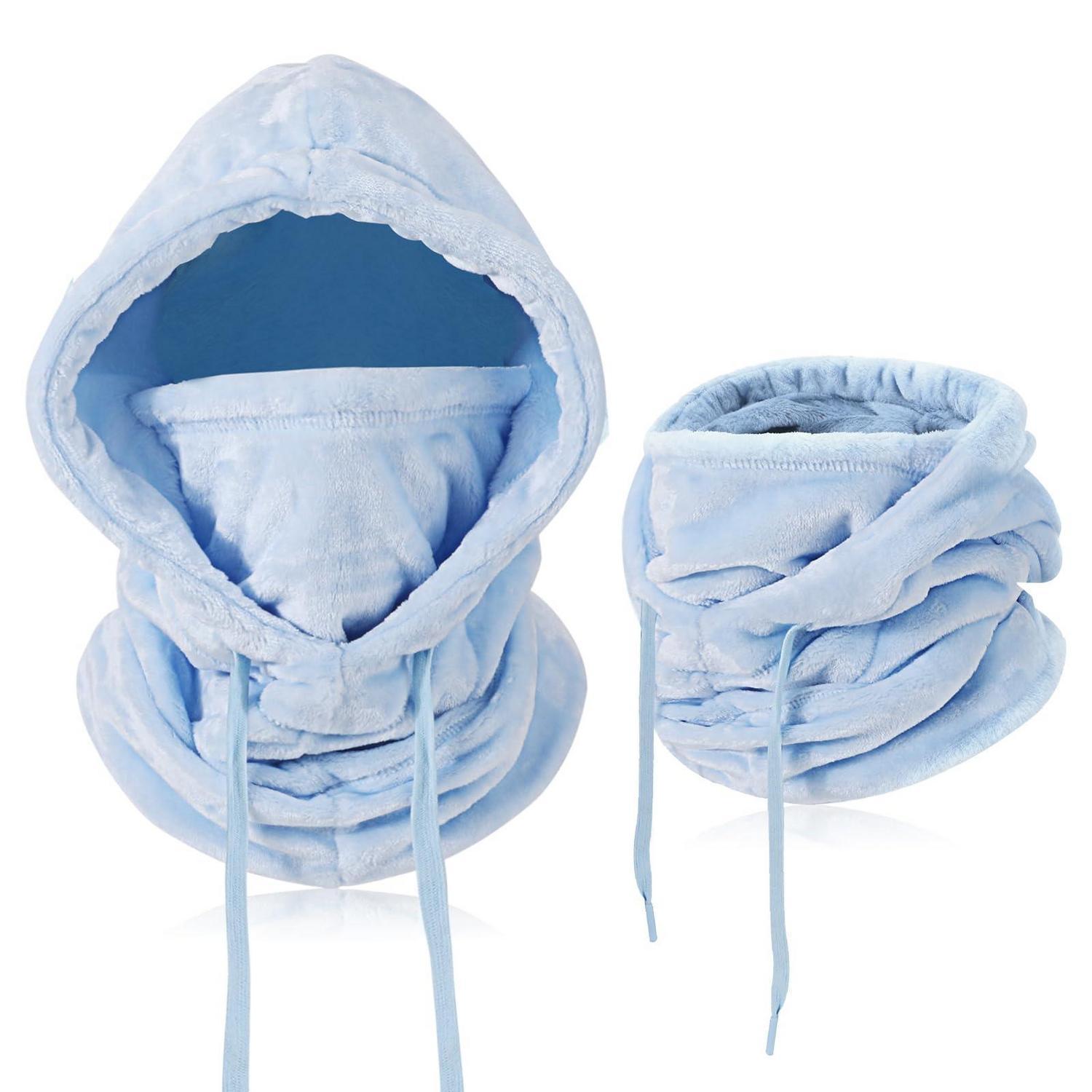 Plüsch Sturmhaube Mit Nackenwärmer, Winddicht & Warm, Für Damen Herren