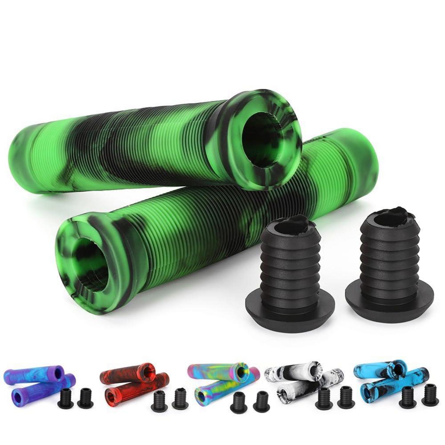 Lenkergriffe 145mm Für Stunt Scooter, Bmx, Mtb – Soft Tpr, Stoßdämpfend, Mischfarben