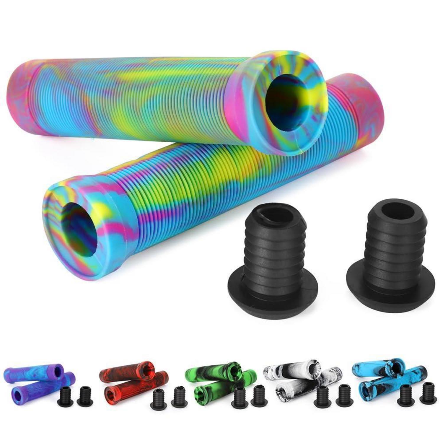 Lenkergriffe 145mm Für Stunt Scooter, Bmx, Mtb - Soft Tpr, Mischfarben