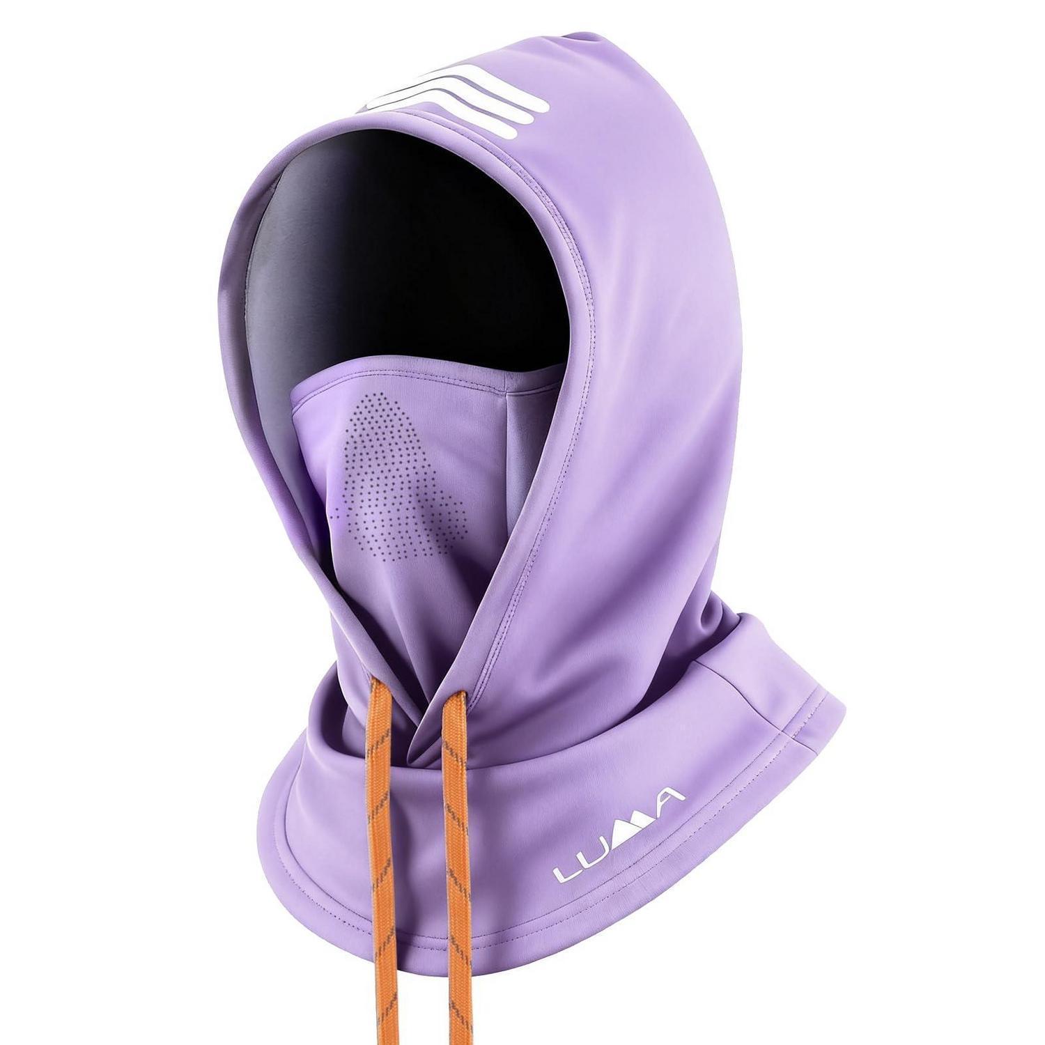 Sturmhaube Winter Balaclava Für Damen Herren, Winddicht, Atmungsaktiv, Fleece, Violett