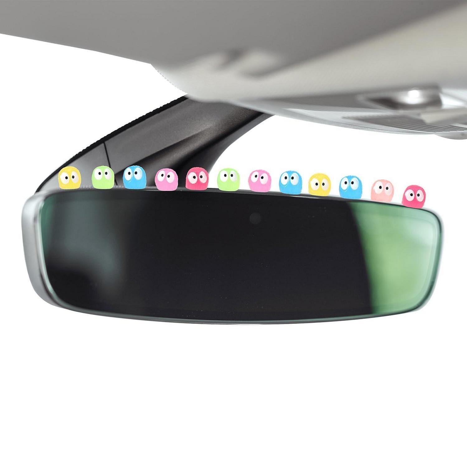 30x Mini Elfen Auto Deko Figuren Bunt Für Armaturenbrett & Rückspiegel