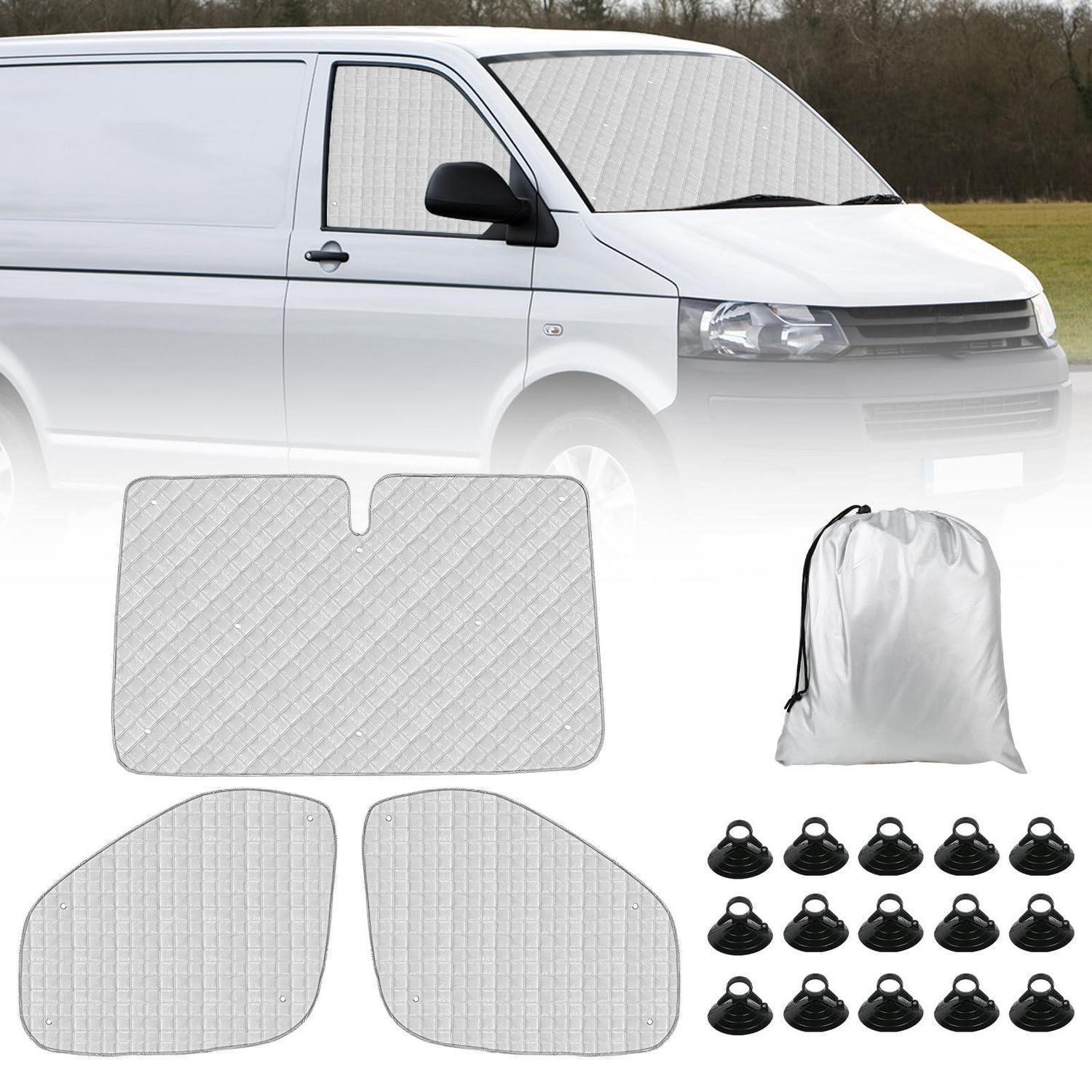 Thermomatte Fahrerhaus Für Ford Transit Van Mk8, 3-teilig, Uv- & Wasserschutz
