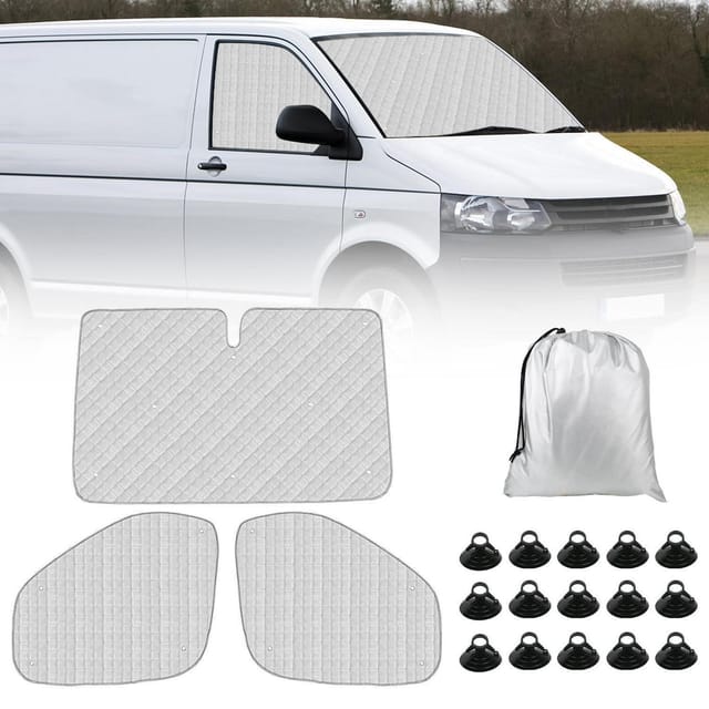 Thermomatte Fahrerhaus Für Ford Transit Van Mk8, 3-teilig, Uv- & Wasserschutz