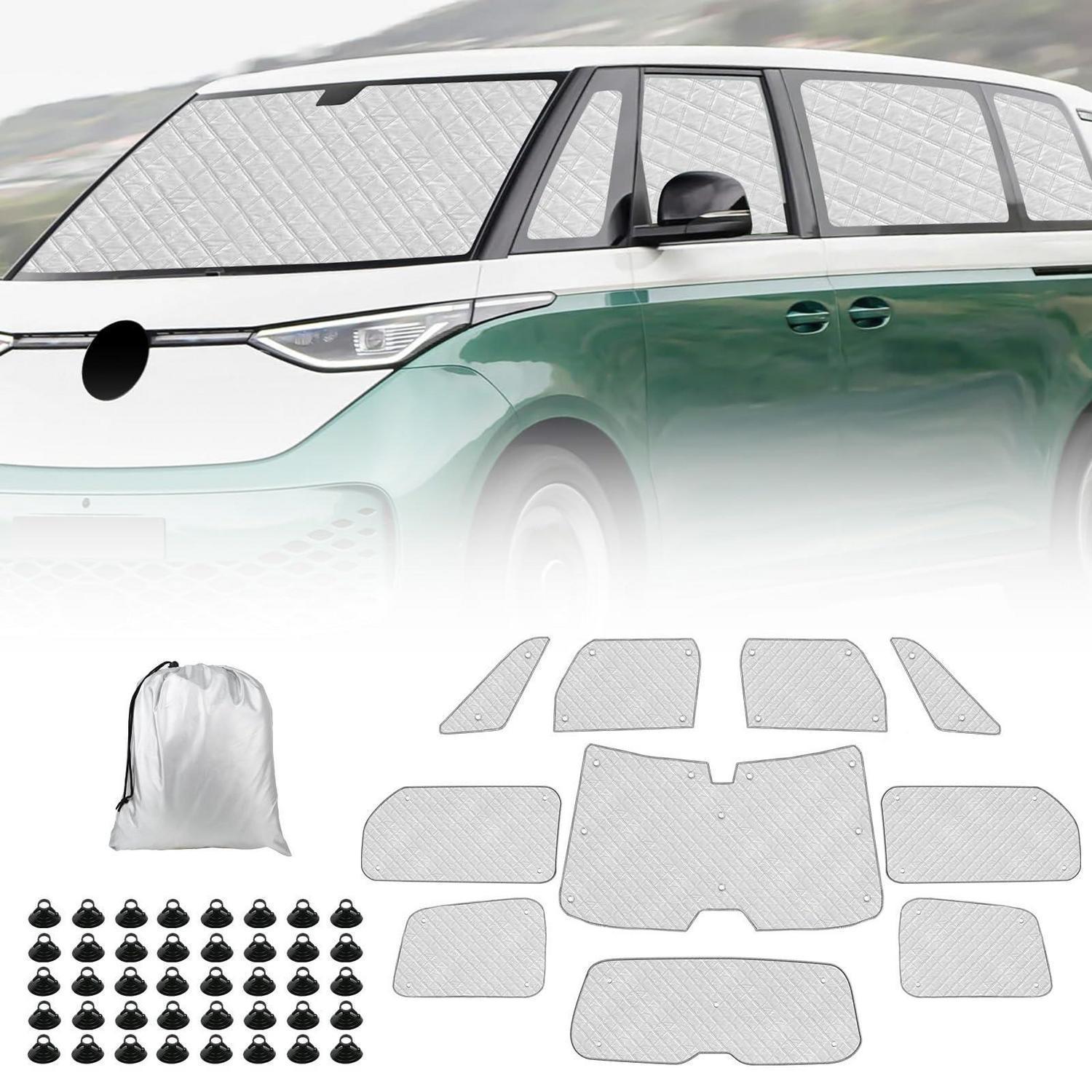 Thermomatte Fahrerhaus Für Vw Id Buzz Lwb 2022-2026, Sonnenschutz & Isolierung