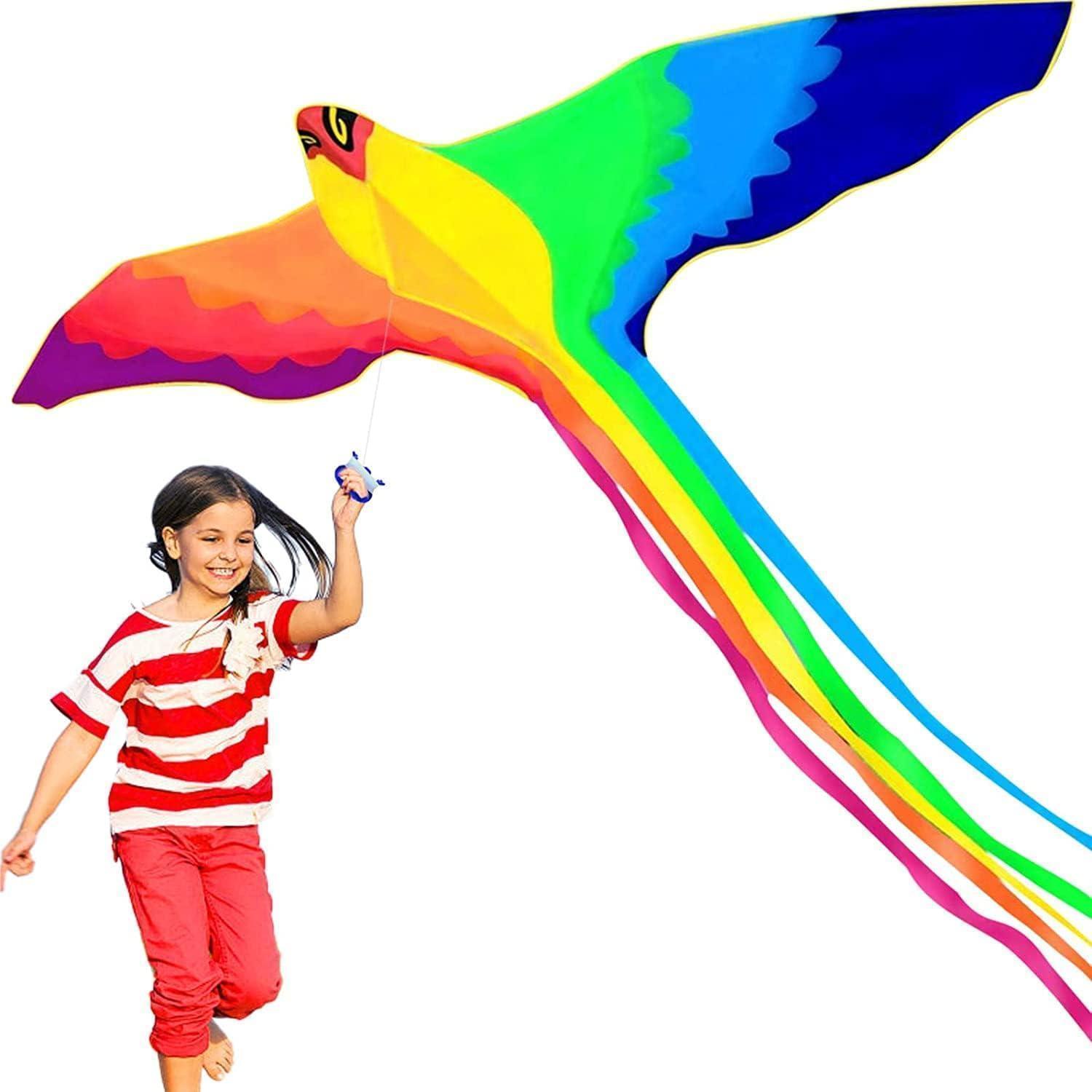 Bunter Phönix-drachen Für Kinder & Erwachsene, Leicht Zu Fliegen, Outdoor-spielzeug