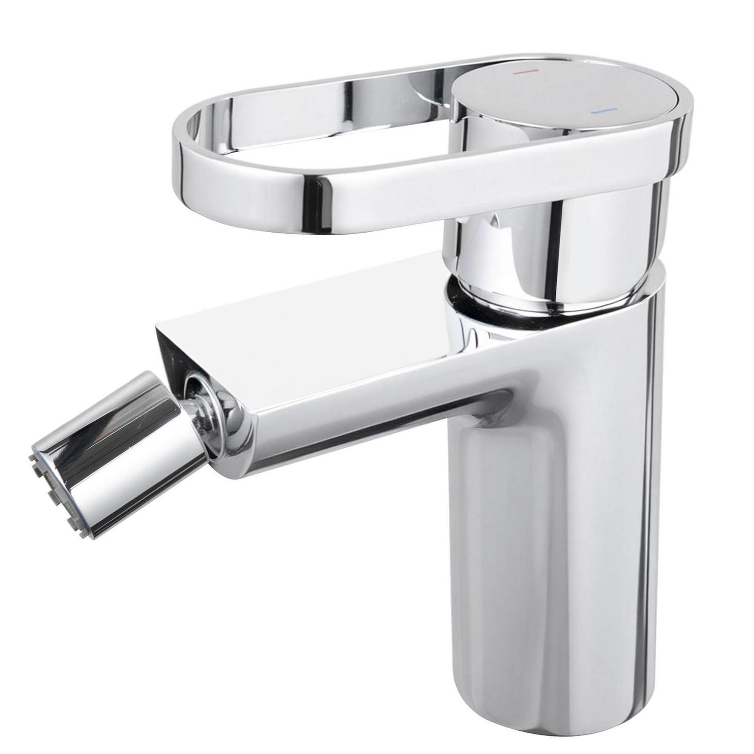Waschtischarmatur Chrom 360° Drehbar, Wassersparend, Korrosionsschutz Klasse 10