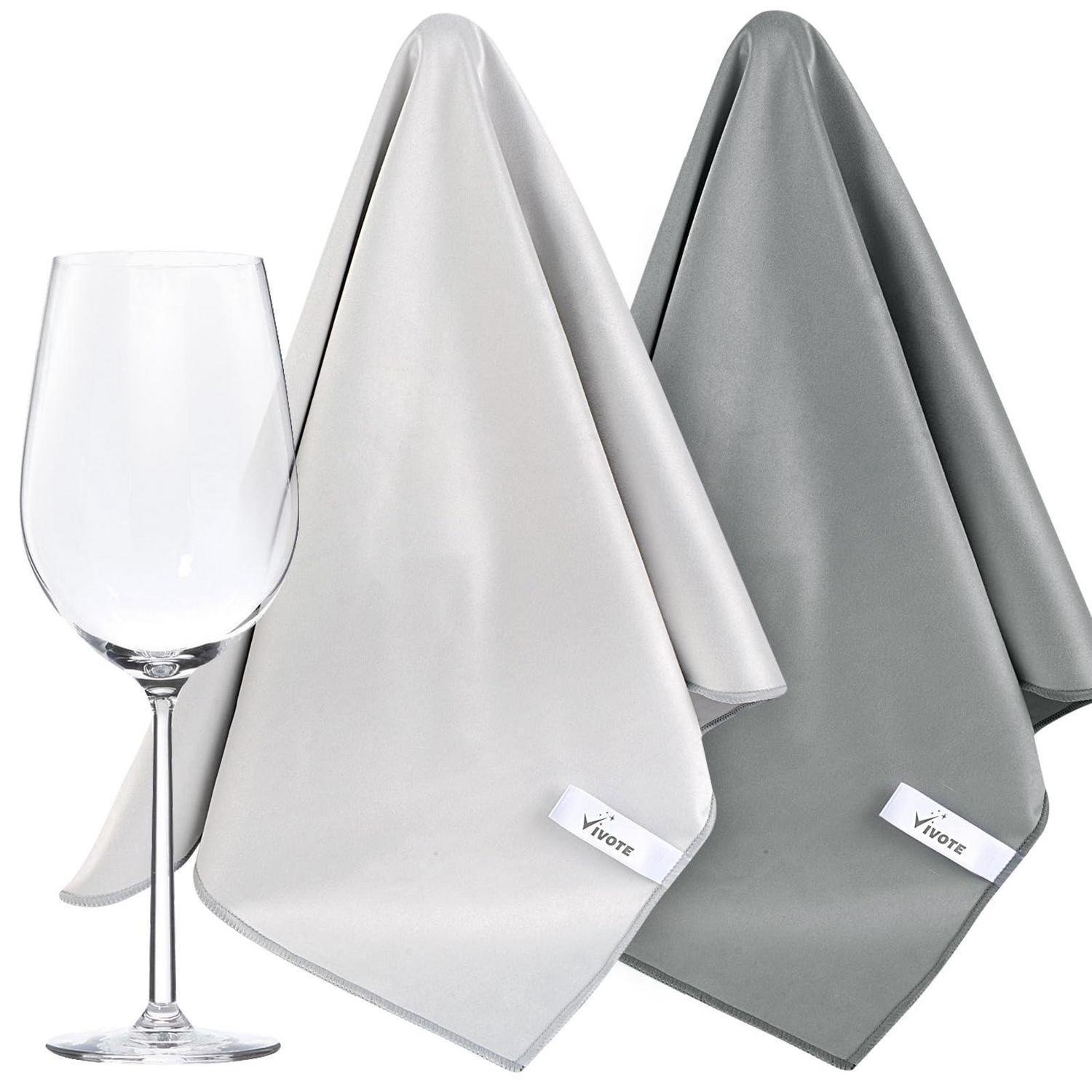 Mikrofaser Poliertücher Für Glas & Edelstahl, Fusselfrei, 51x70cm, 2 Stück