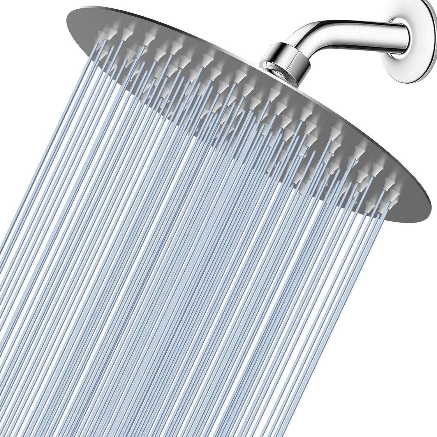 Regenbrause 20cm Edelstahl Gebürstetes Nickel Mit Hochdruck-duschkopf