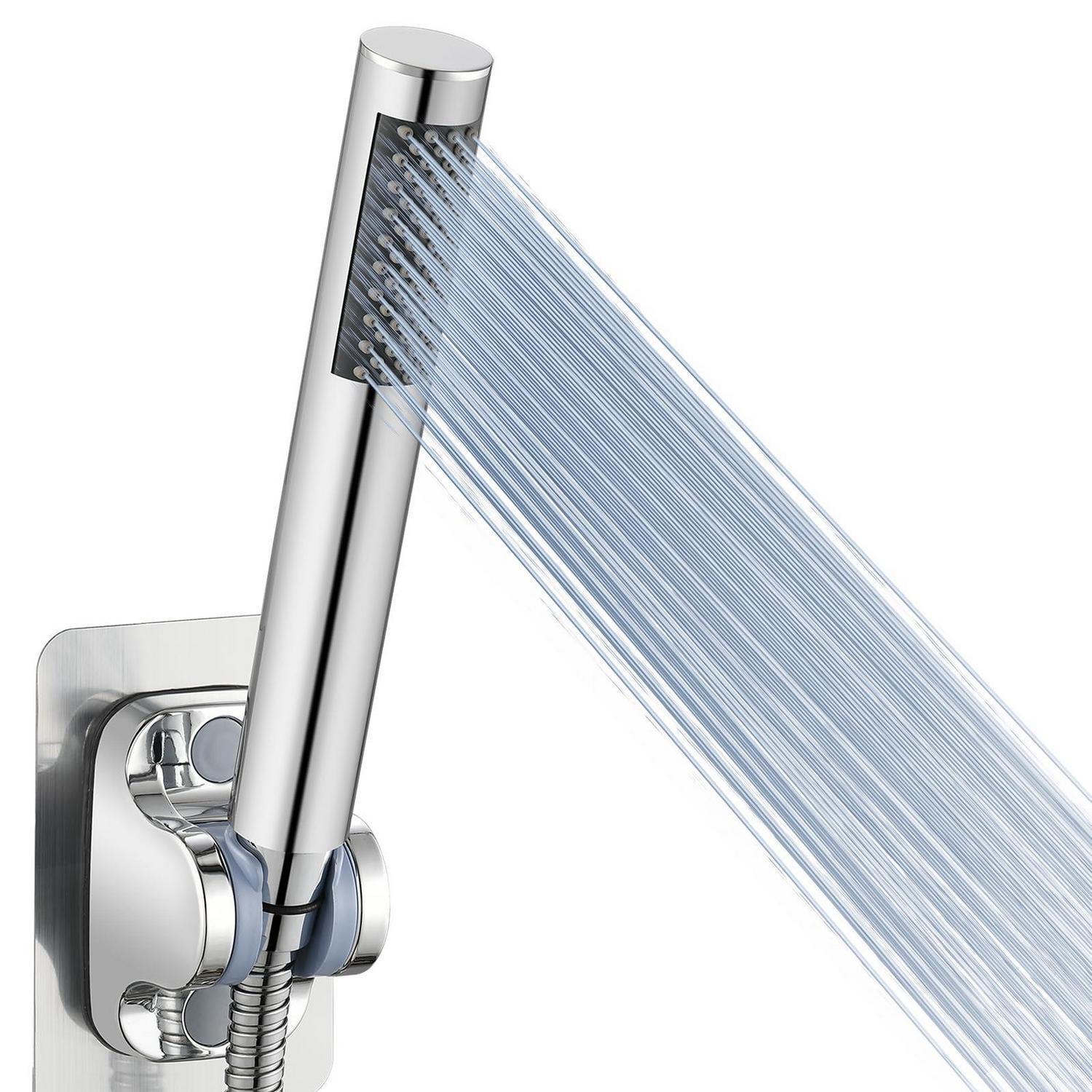 Handbrause Komplett Aus Metall, Hochdruck, Einfache Installation, Chrom