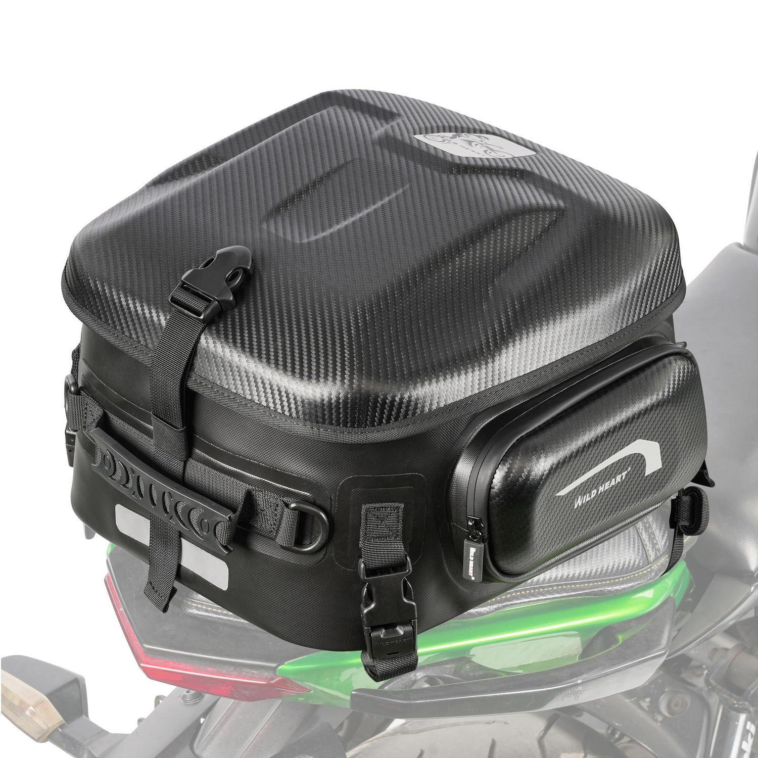 Motorrad Hecktasche Hartschale Erweiterbar 24-34l Wasserdicht Mit Helm-fach