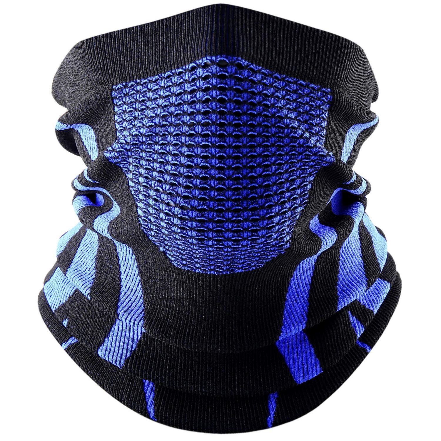 Schlauchschal Herren Damen Blau Winddicht Atmungsaktiv Für Ski & Outdoor