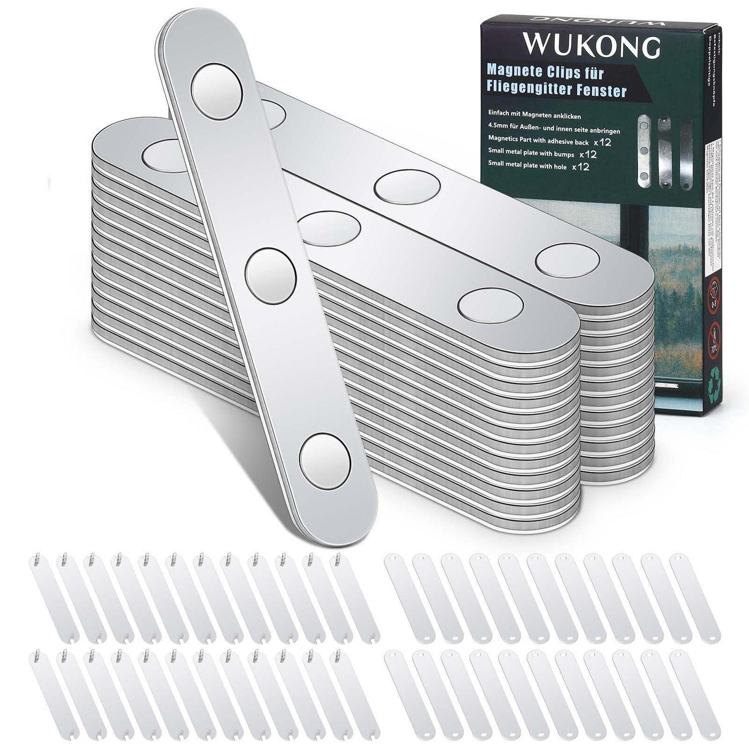 Magnet-clips Für Fliegengitter, 24er Set, Selbstklebend, Ohne Bohren