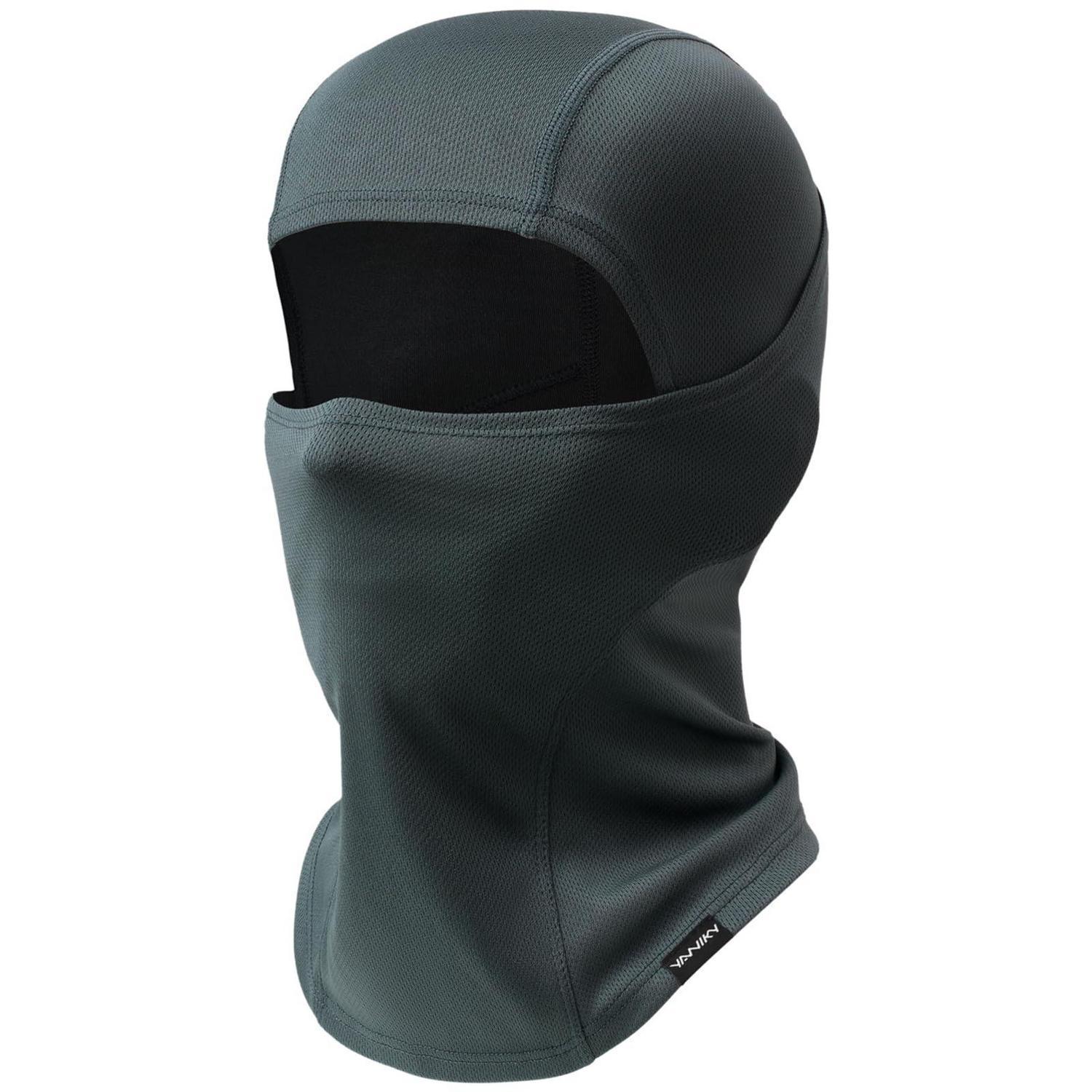 Sturmhaube Atmungsaktiv Mit Uv-schutz Für Motorrad, Fahrrad, Outdoor, Dunkelgrau