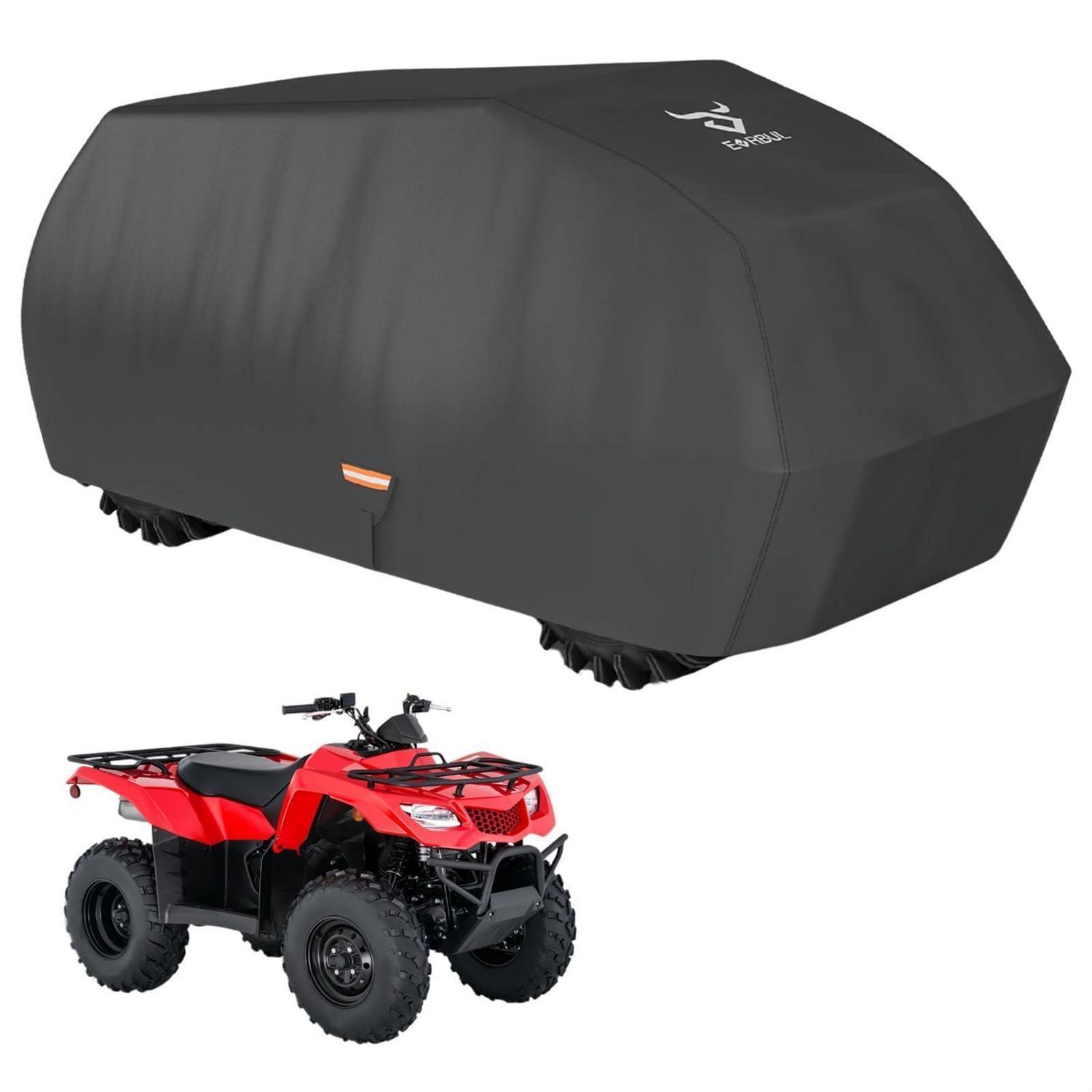 Atv Abdeckplane 420d Strapazierfähig, Allwetter, Uv-schutz, Für Yamaha, Suzuki, Kawasaki