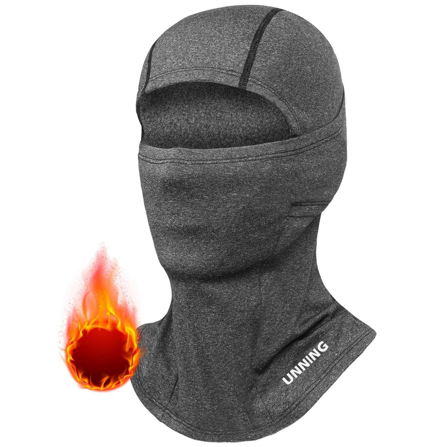Warme Sturmhaube Für Damen Und Herren, Thermo Balaclava Für Ski, Motorrad, Fahrrad, Dunkelgrau