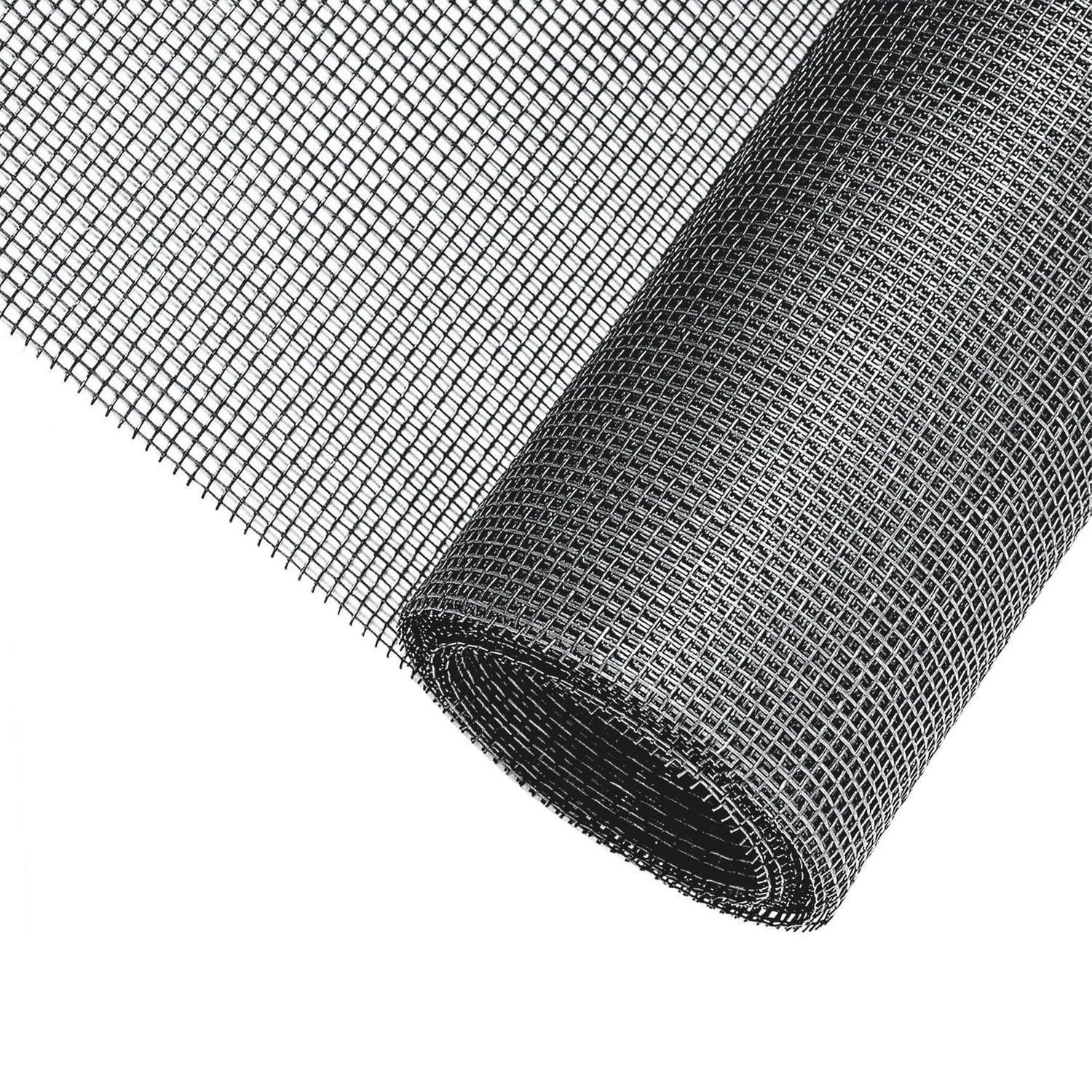 Fliegengitter 120x250cm Meterware Fiberglas Zuschneidbar Grau