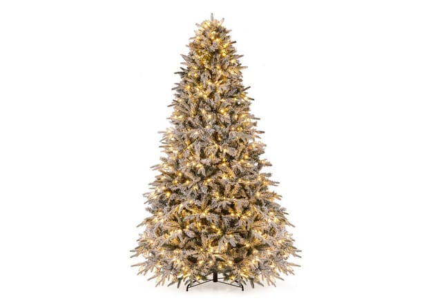 Costway LED Lichterbaum Birkenbaum Tannenbaum Christbaum 120cm