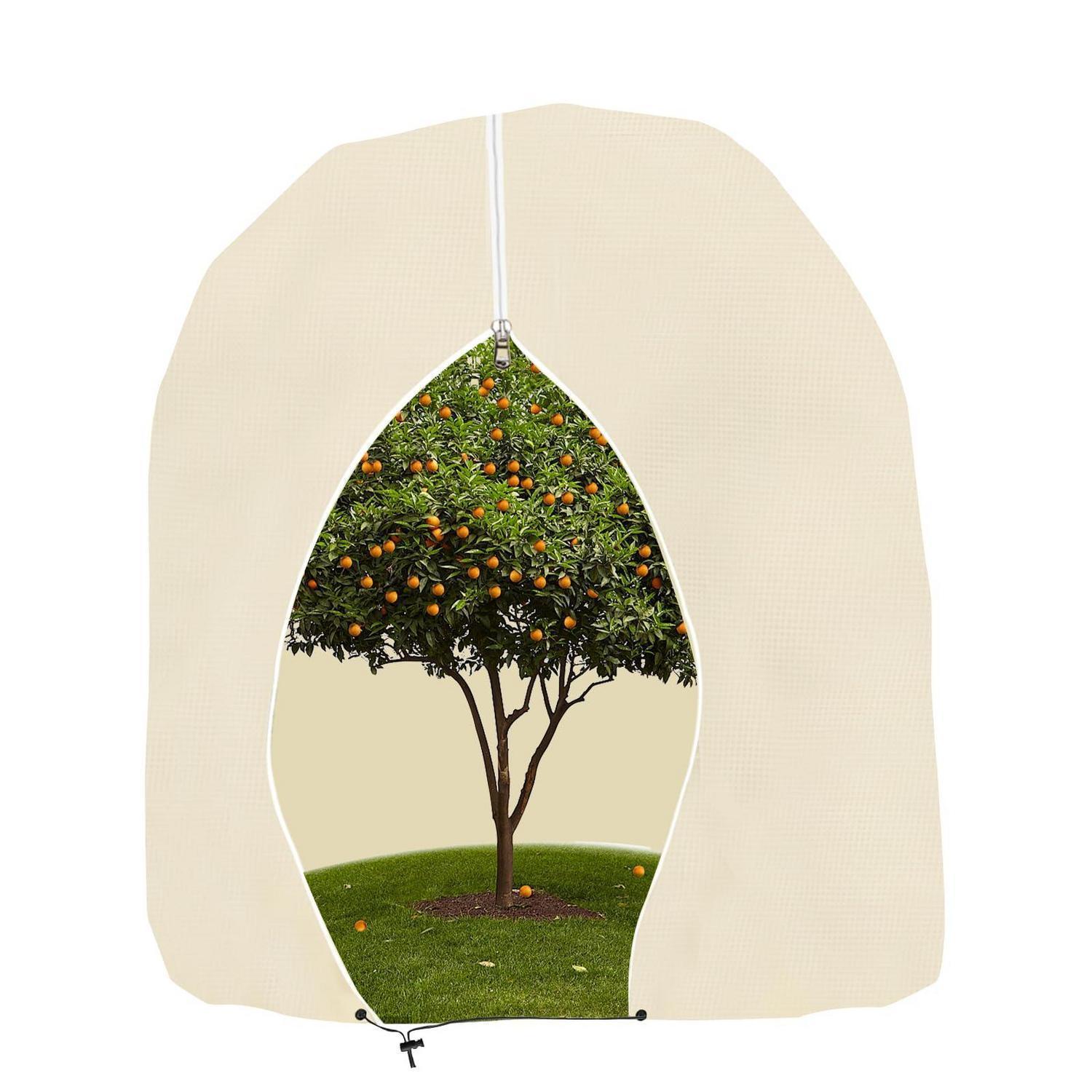 Pflanzenschutzhaube 200x240cm Mit Reißverschluss Und Zugband Für Kübelpflanzen