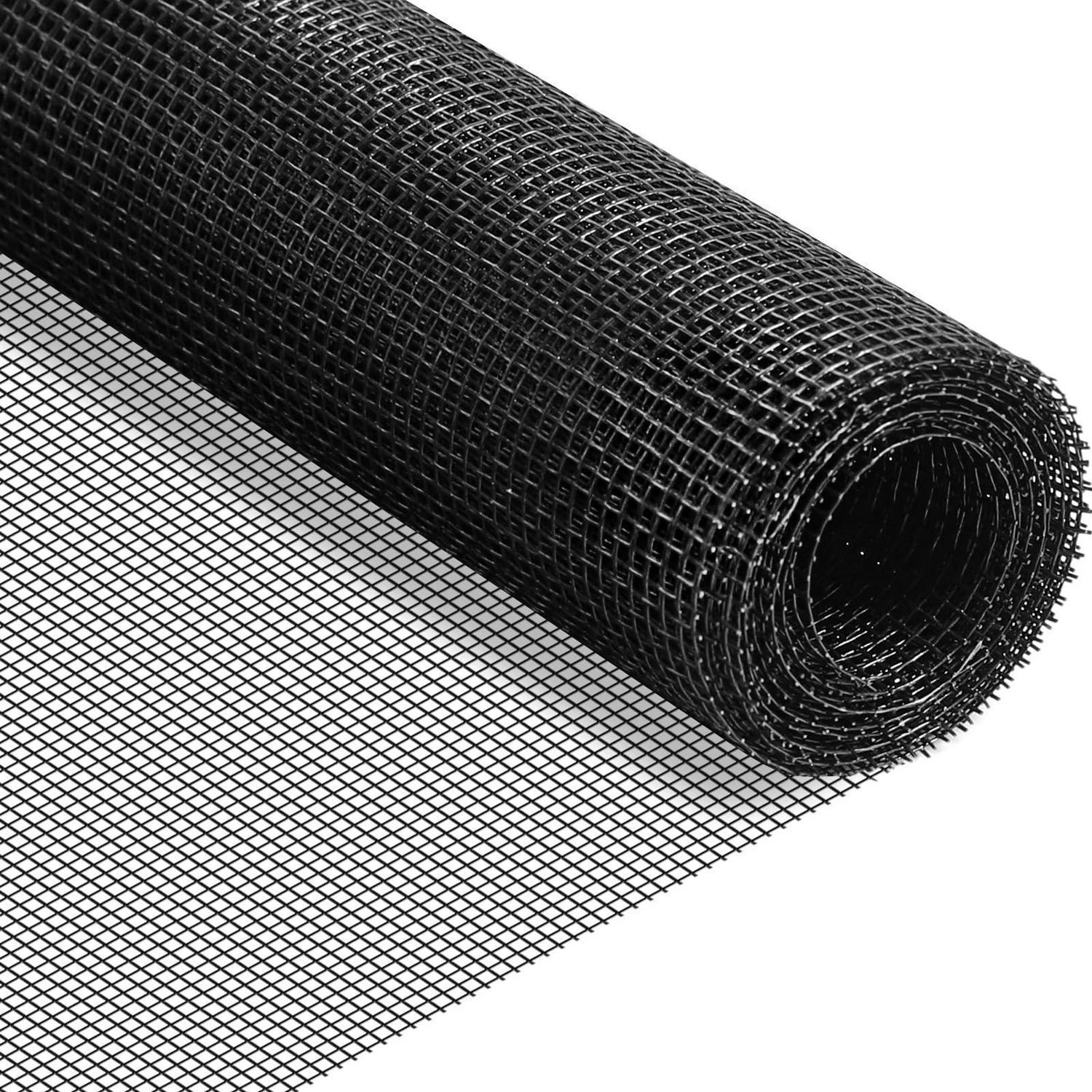 Fiberglas Fliegengitter 1,2x2,5m Schwarz - Insektenschutz Für Fenster & Türen