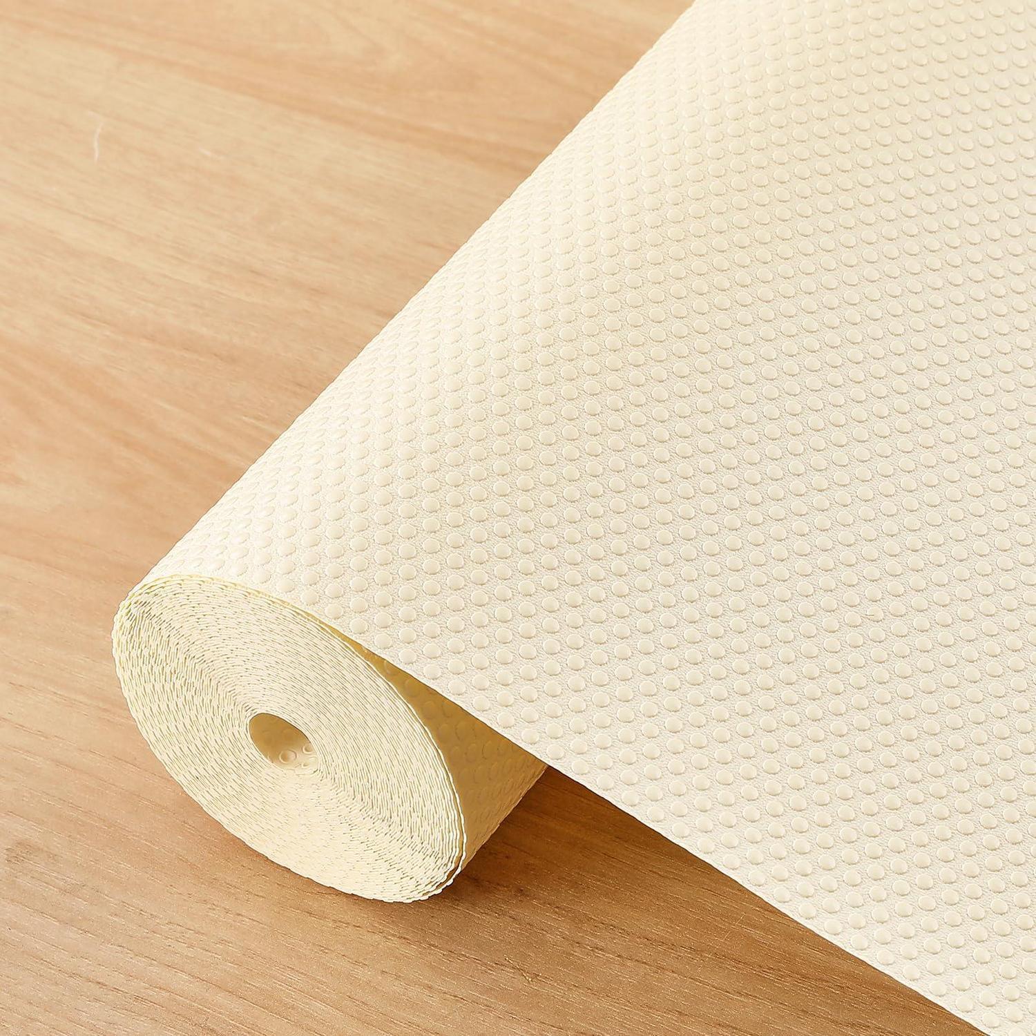 Schubladenmatte Antirutschmatte 30x600cm, Eva, Wasserdicht, Abwischbar, Beige