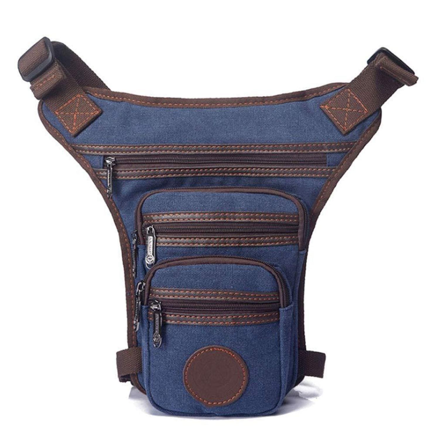 Beintasche Motorrad Canvas Für Herren & Damen, Wasserabweisend