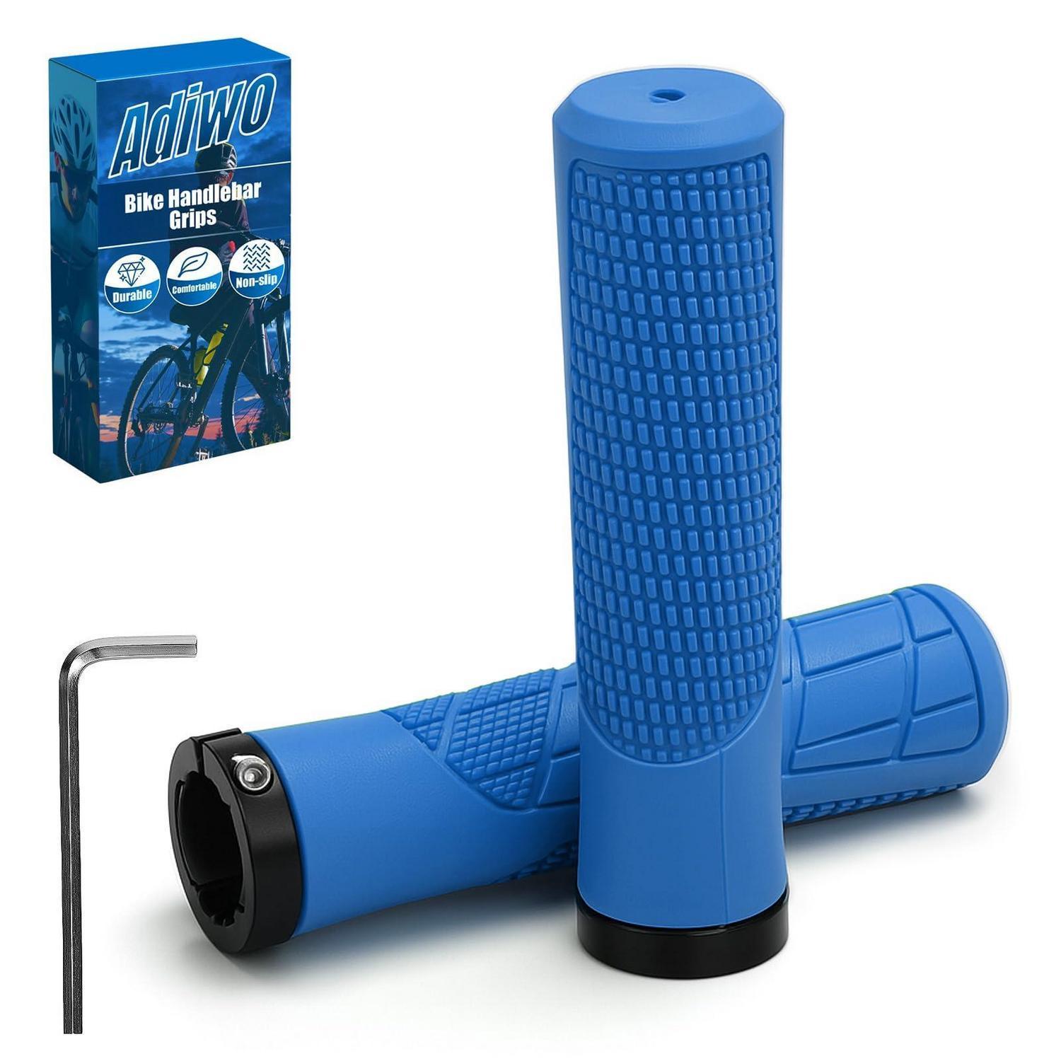 Ergonomische Fahrradgriffe Für 22,2mm Lenker, Rutschfest, Blau